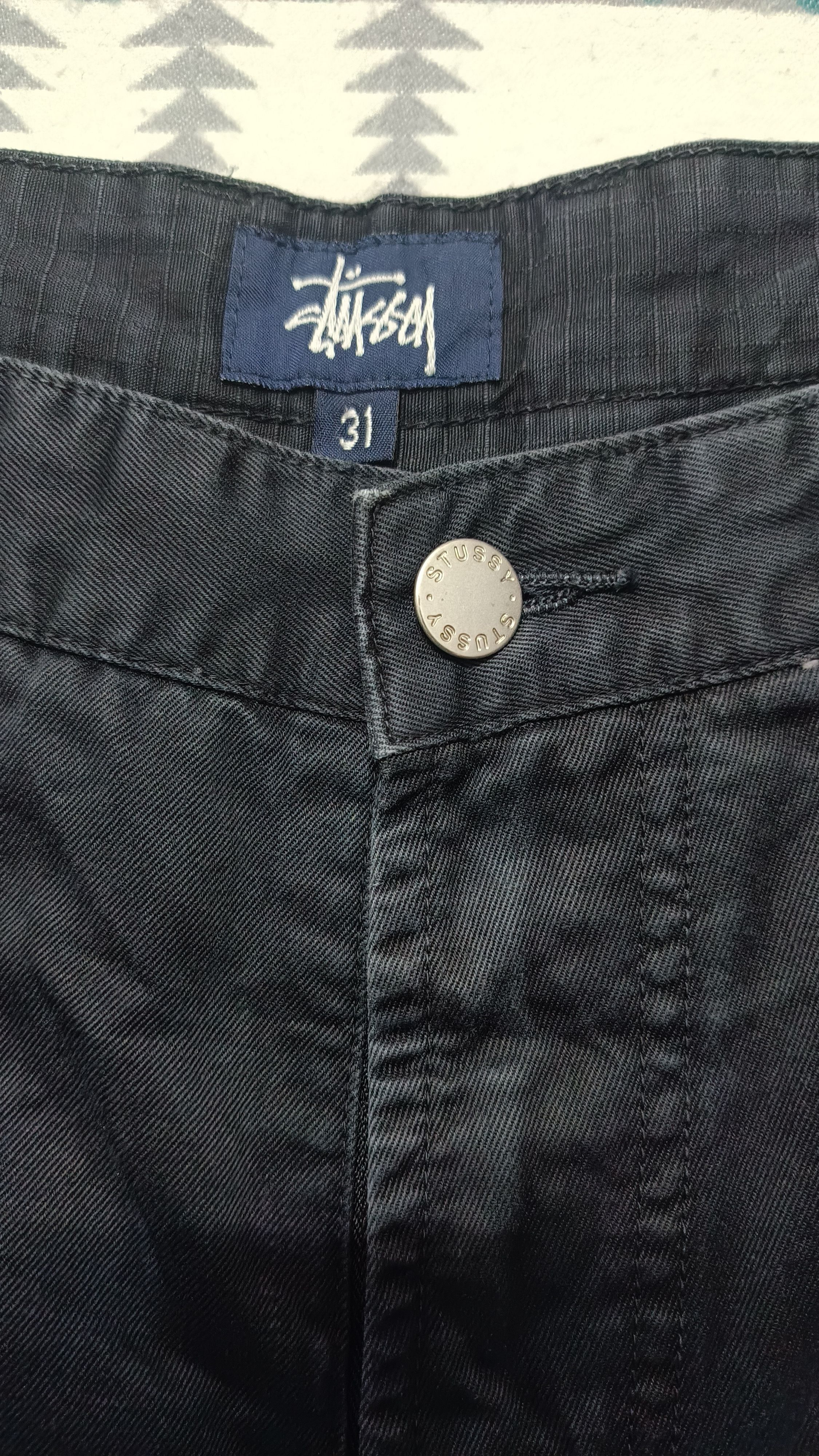 Stussy × Vintage 🔥🔥 Rare Vintage Stussy Black Pants Size US 33 - 3 Thumbnail