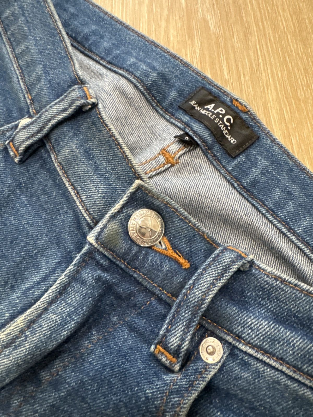 A.P.C. A.P.C. Middle Standard Jeans Size US 30 / EU 46 - 4 Thumbnail