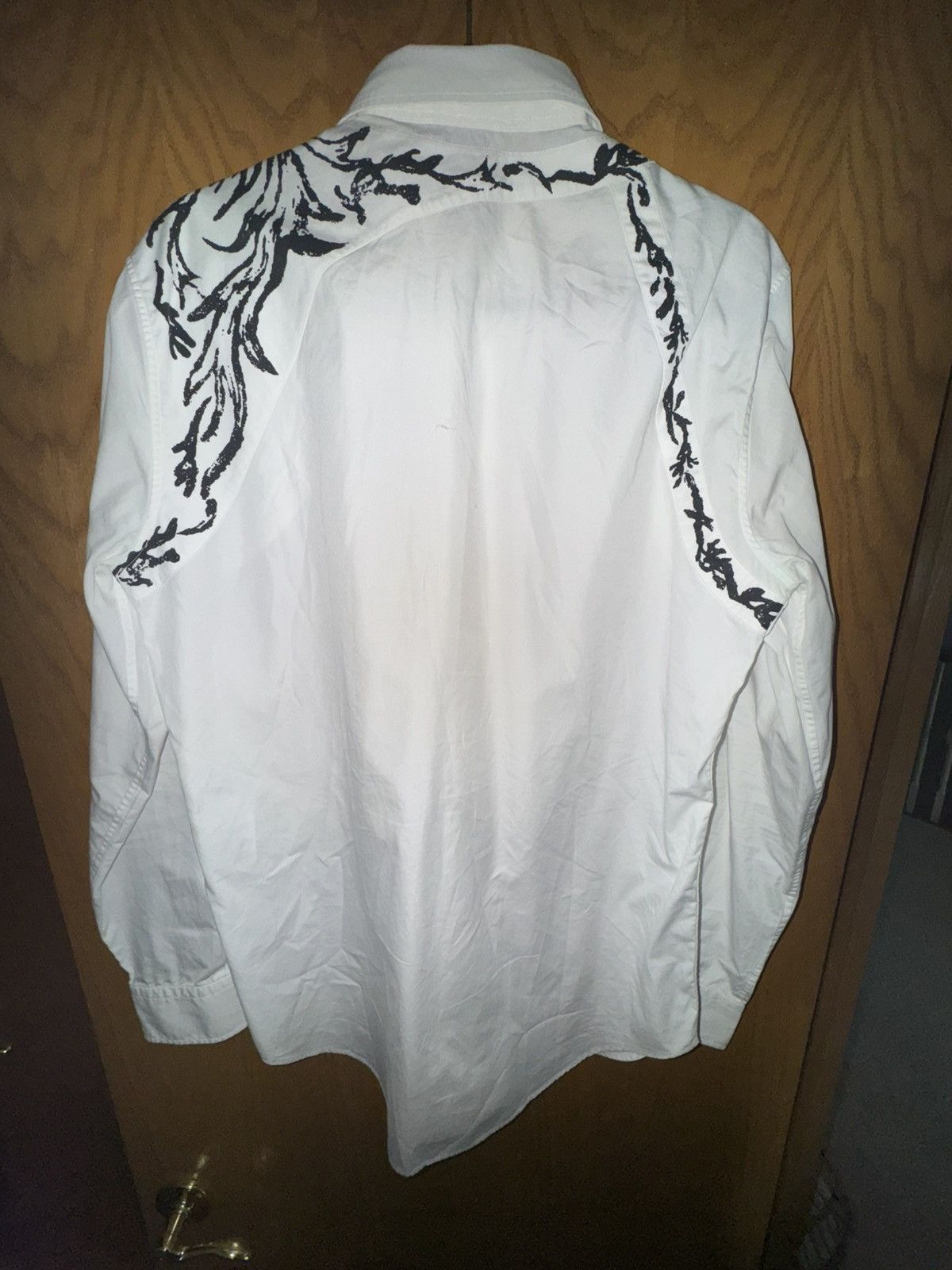 Alexander McQueen Alexander McQueen printed harness button down shirt Size US L / EU 52-54 / 3 - 5 Thumbnail