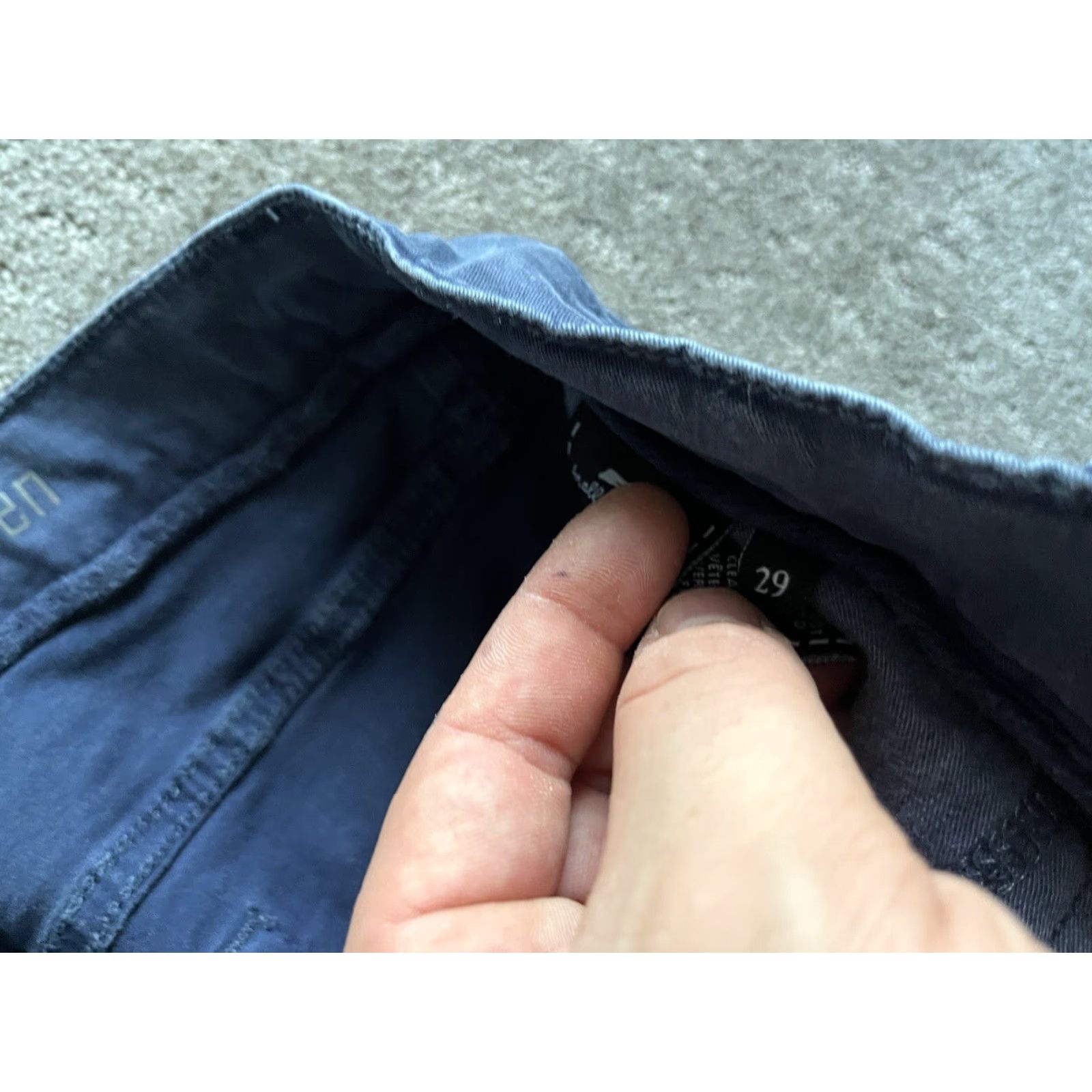 7 For All Mankind Mens 7 For All Mankind Adrien Slim Stretch Pants Khakis Size 29x32 Blue Size US 29 - 7 Thumbnail