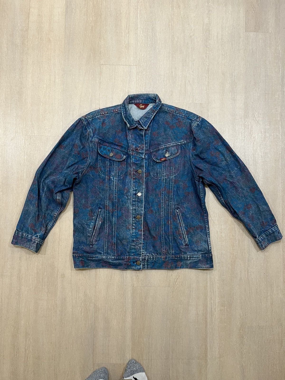 Supreme Vintage Lee Denim Floral Jacket Size US M / EU 48-50 / 2 - 2 Thumbnail