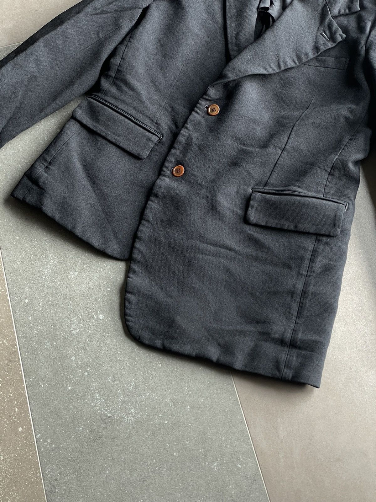 Comme des Garcons Homme Plus 17AW Runway Comme des Garçons Homme Plus Asymmetric Blazer Size 40L - 6 Thumbnail