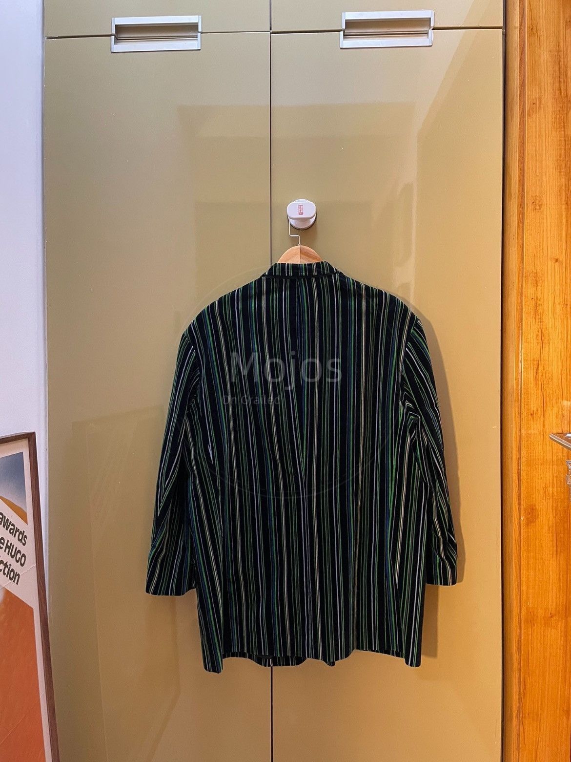 Yohji Yamamoto Yohji Yamamoto Pour Homme 93AW Velvet Stripe Jacket-2508 Size US S / EU 44-46 / 1 - 2 Thumbnail
