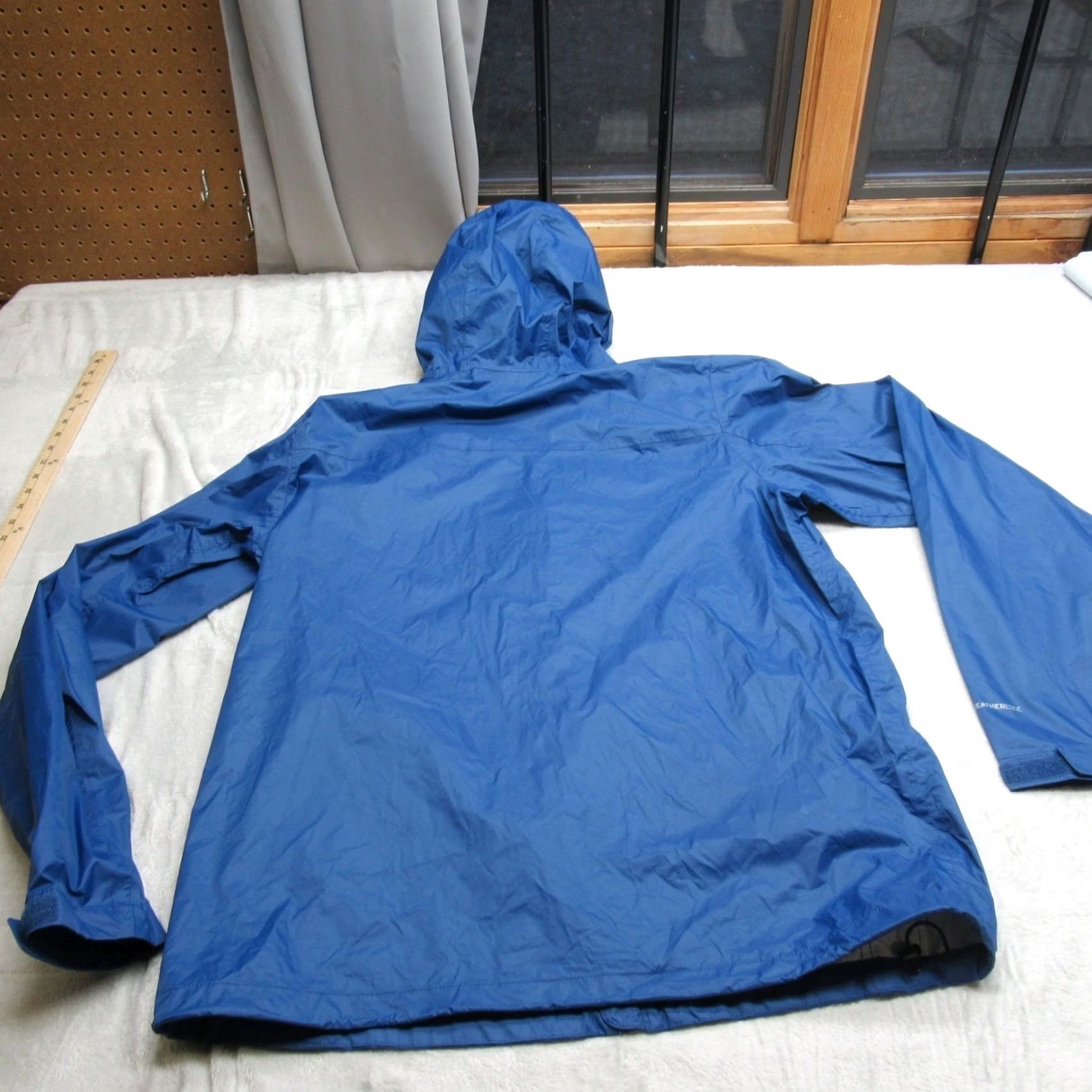 Eddie Bauer Eddie Bauer Mens Jacket Large Tall Blue Hood Light Pack Water Resistant Pockets Size US L / EU 52-54 / 3 - 2 Thumbnail