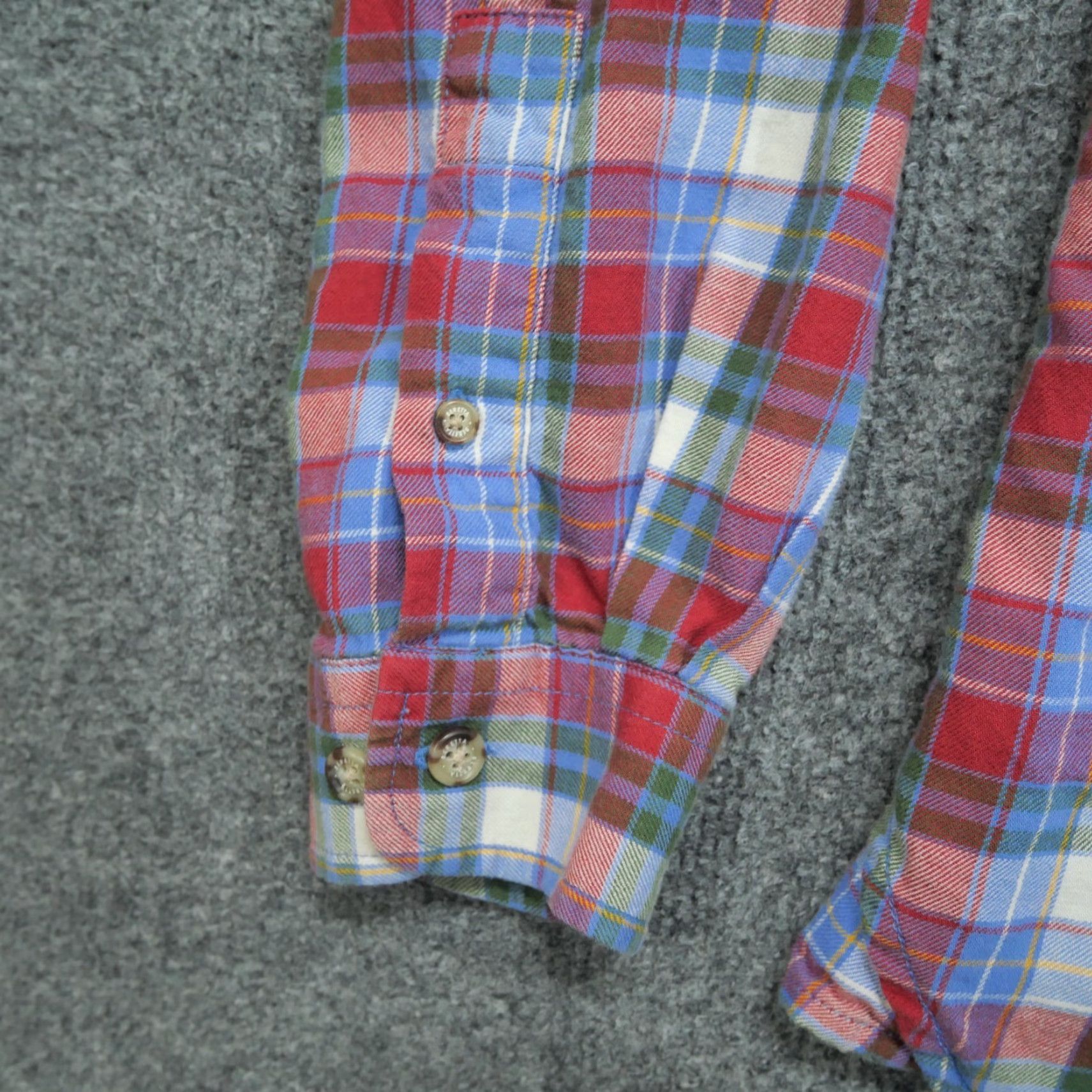 Vintage VINTAGE Beretta Shirt Womens Small Red Green Plaid Button Up Hunting Shirt Size S / US 4 / IT 40 - 4 Thumbnail