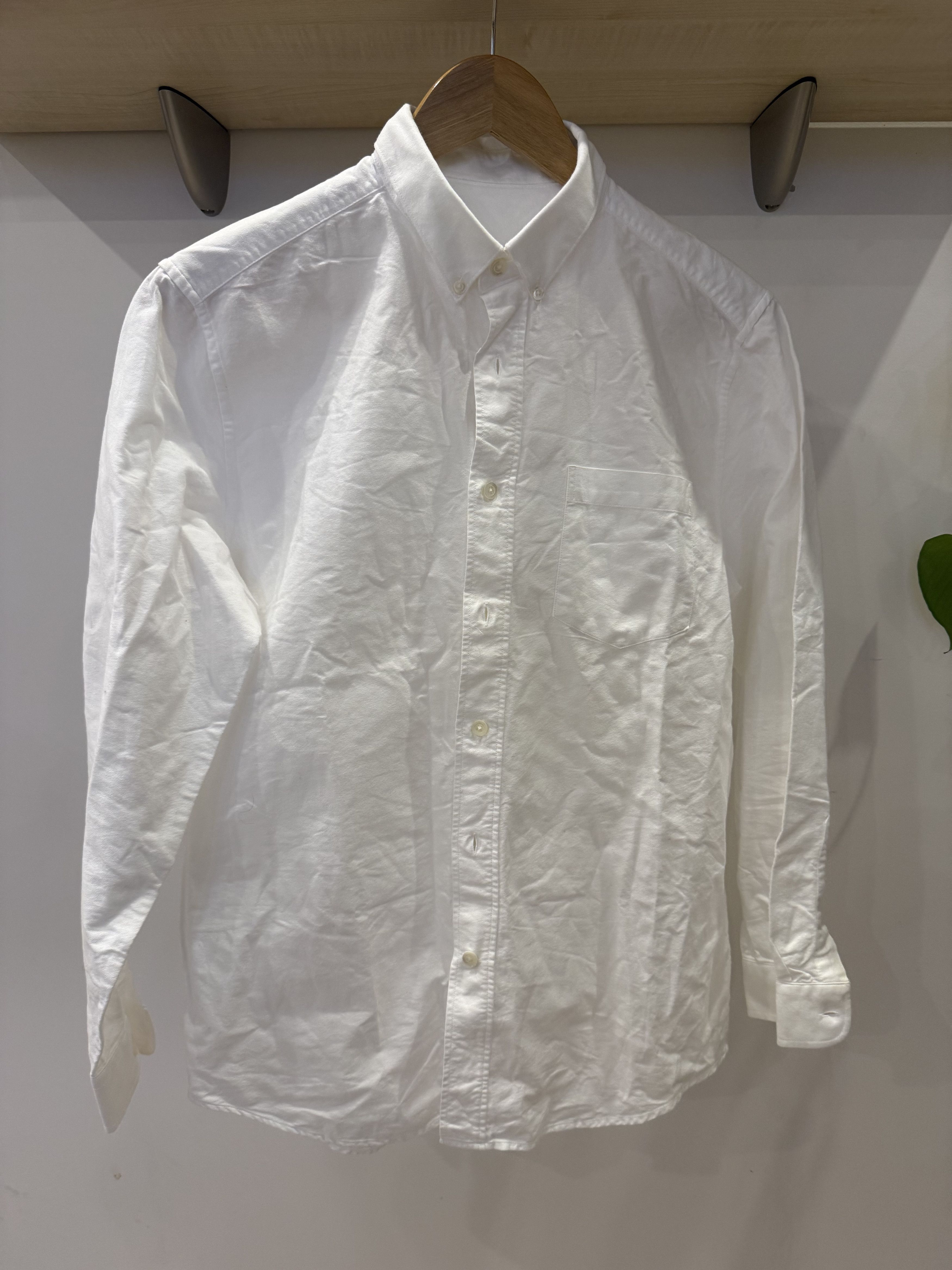 AMI AMI Paris White Oxford Button Down Shirt Size 40 Size US M / EU 48-50 / 2 - 1 Thumbnail