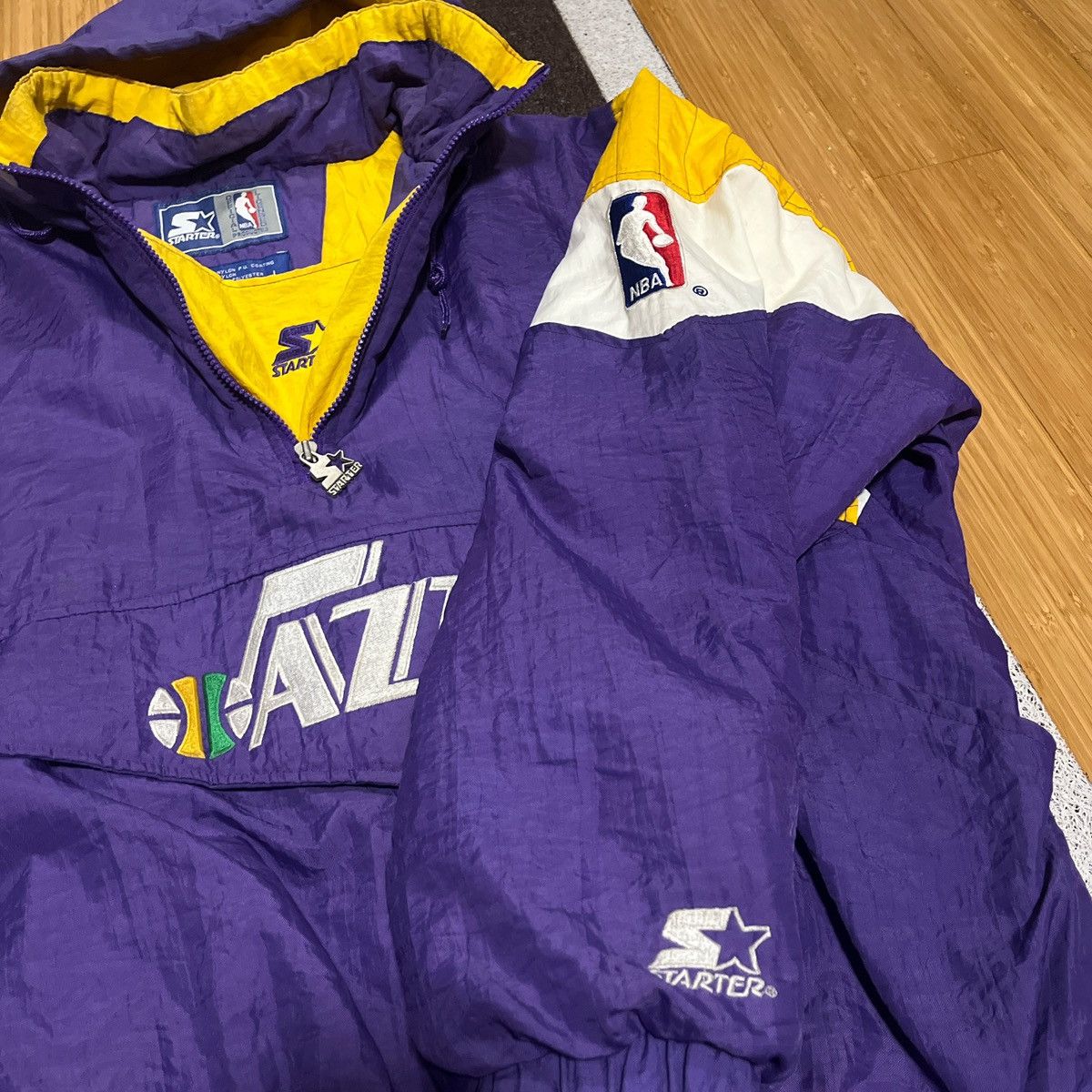 Starter Retro Utah Jazz Starter Jacket Size US L / EU 52-54 / 3 - 4 Thumbnail
