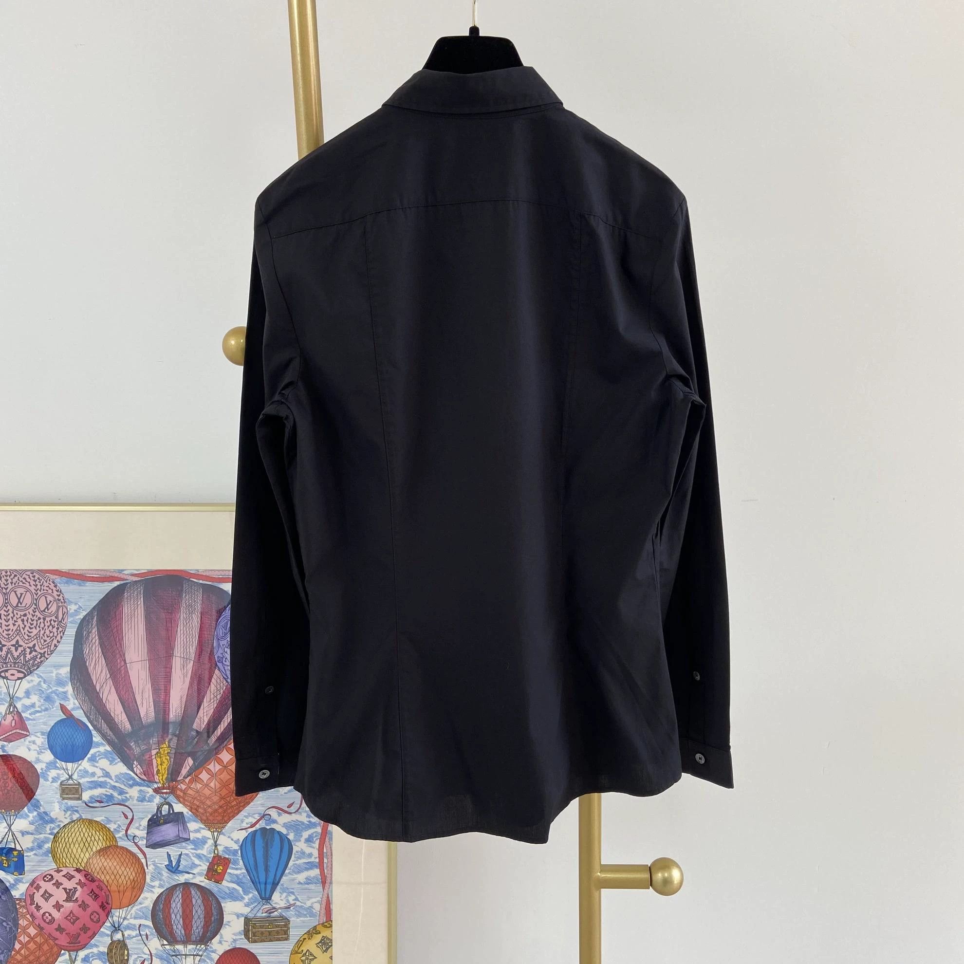 Burberry Burberry Black Shirt M 0337 Size M / US 6-8 / IT 42-44 - 2 Thumbnail