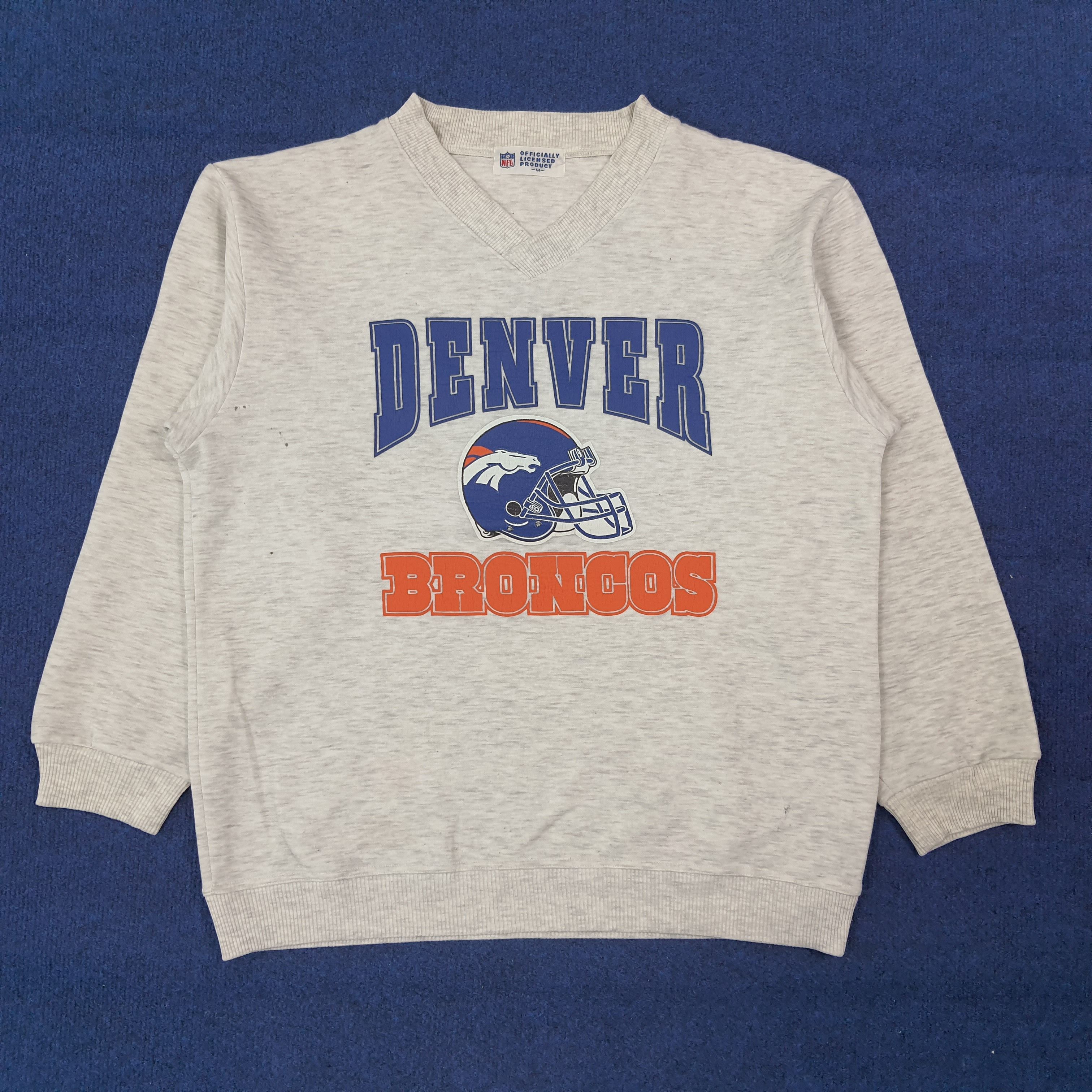 NFL Vintage Denver Broncos NFL Team Sweatshirt C271N13 Size US M / EU 48-50 / 2 - 1 Thumbnail