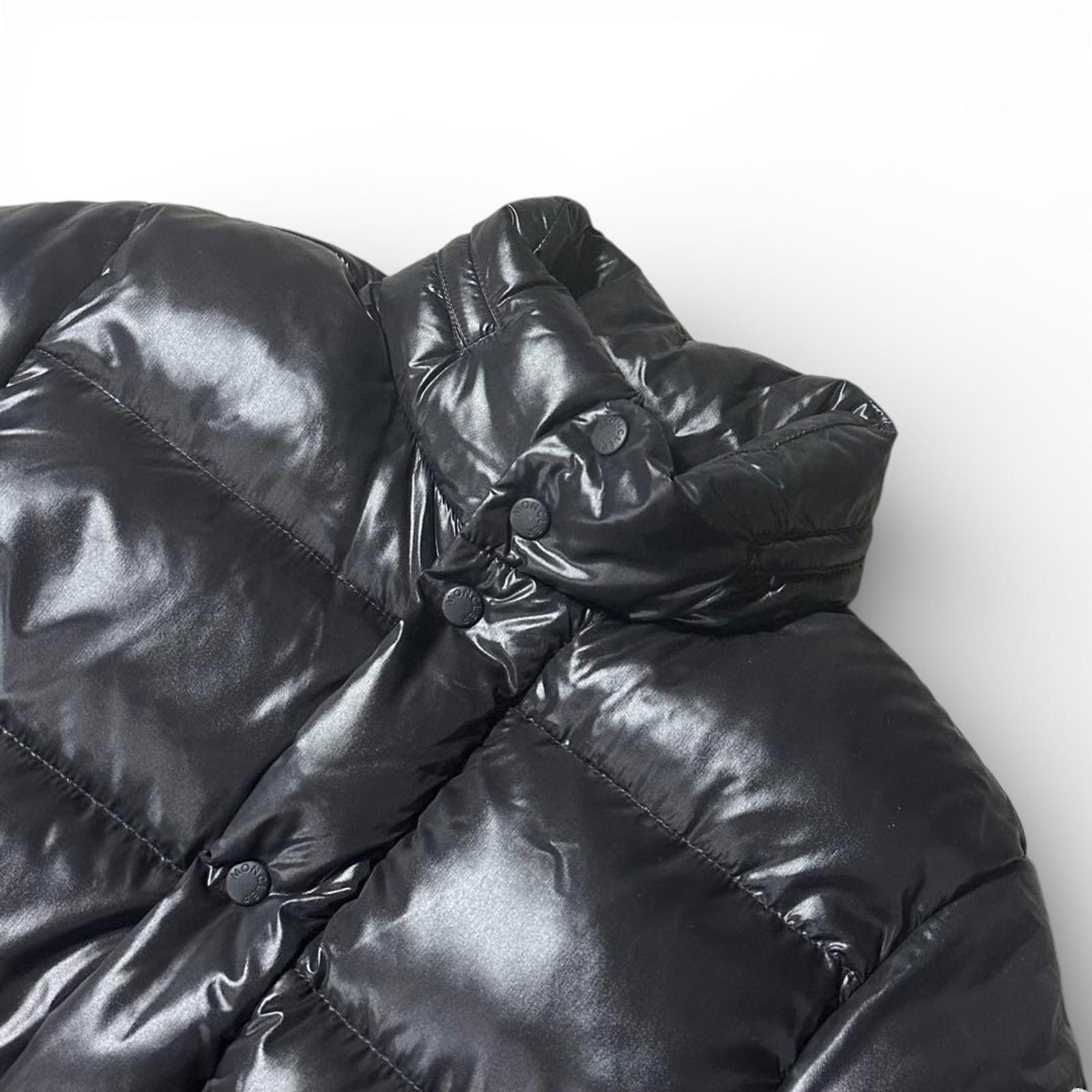 Moncler Moncler - Men's Black Shiny Puffer Jacket Size US M / EU 48-50 / 2 - 2 Thumbnail