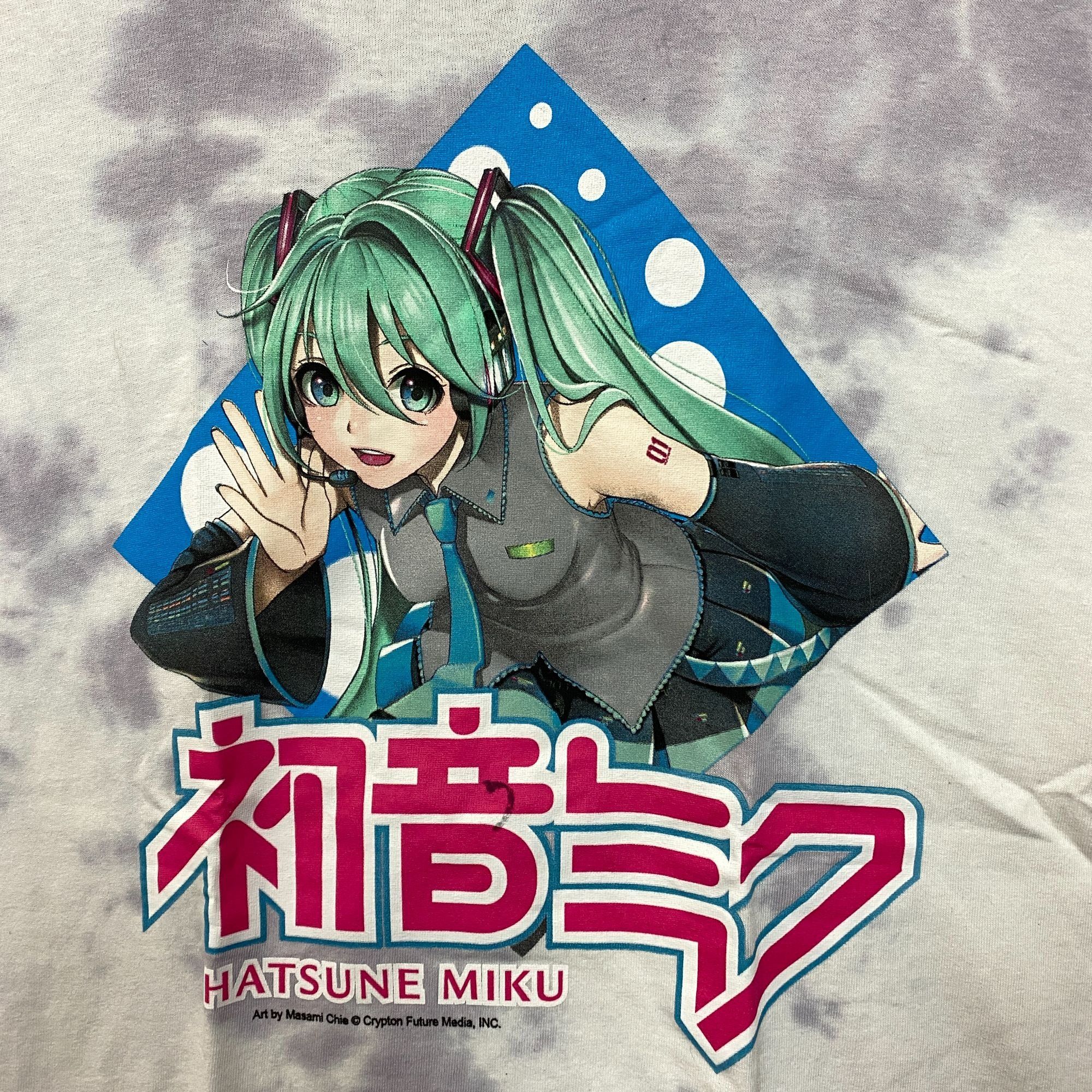 Anime Hatsune Miku Vocaloids Virtual Anime Singer Tie Dye M/L Size US L / EU 52-54 / 3 - 2 Thumbnail