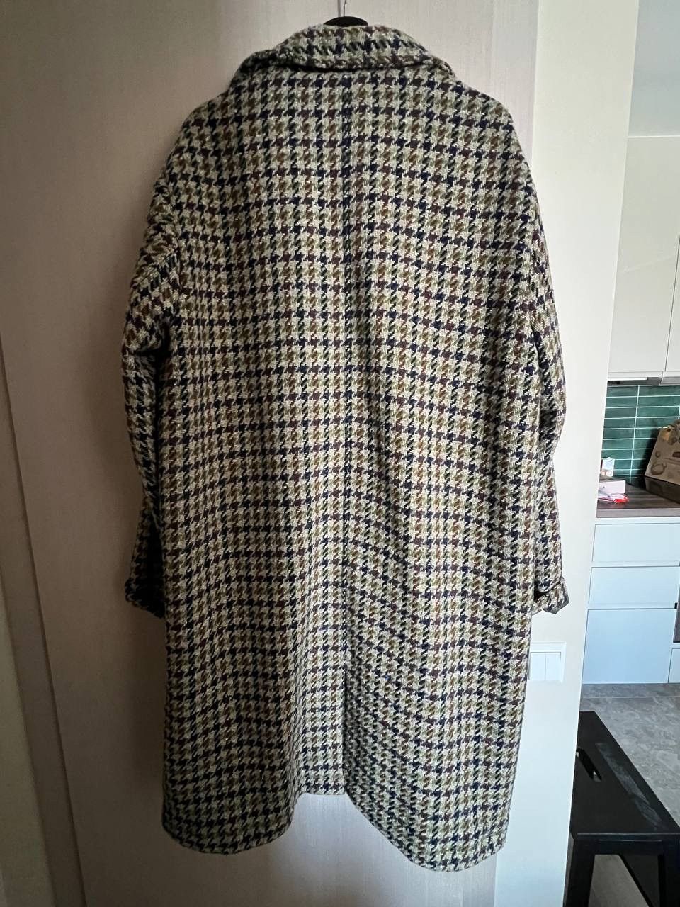 Universal Works Tweed overcoat olive Size US L / EU 52-54 / 3 - 2 Thumbnail