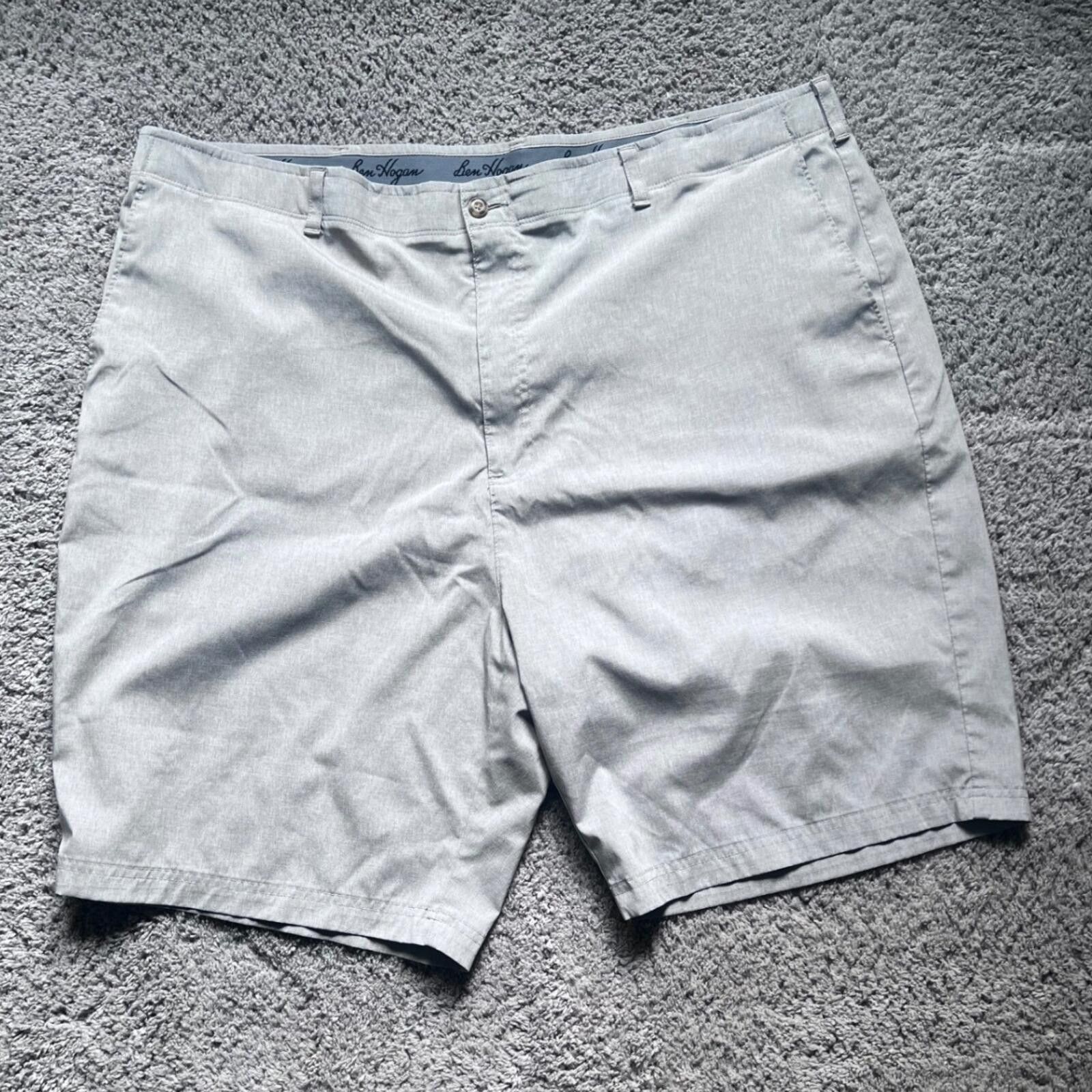 Other Ben Hogan Golf Shorts Mens 46 Gray Performance Stretch Size ONE SIZE - 1 Thumbnail