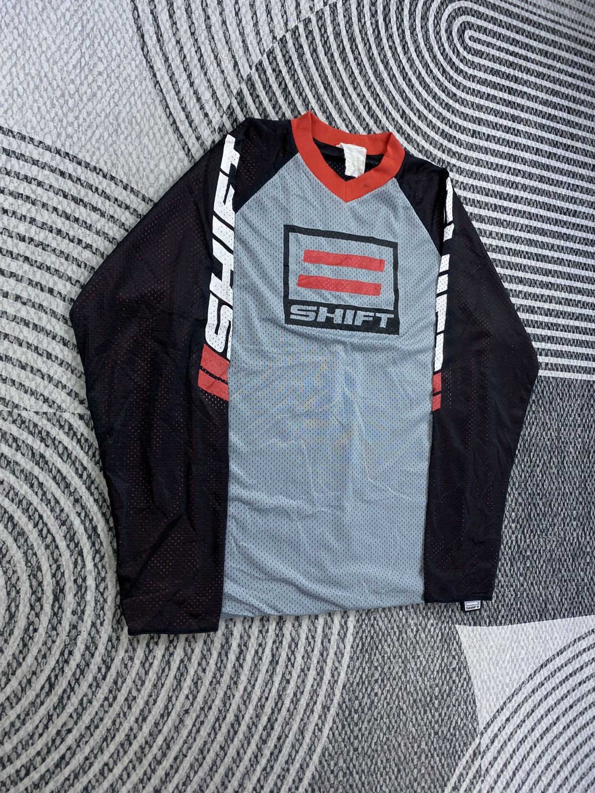 Japanese Brand Vintage SHIFT Motorcross Big Logo Longsleeve Jersey Shirt Size US M / EU 48-50 / 2 - 4 Thumbnail