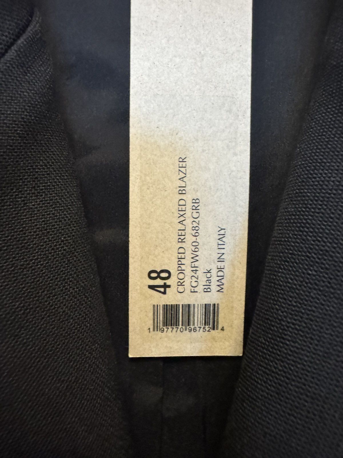Fear of God Fear of God Cropped Blazer Size 48R - 9 Thumbnail