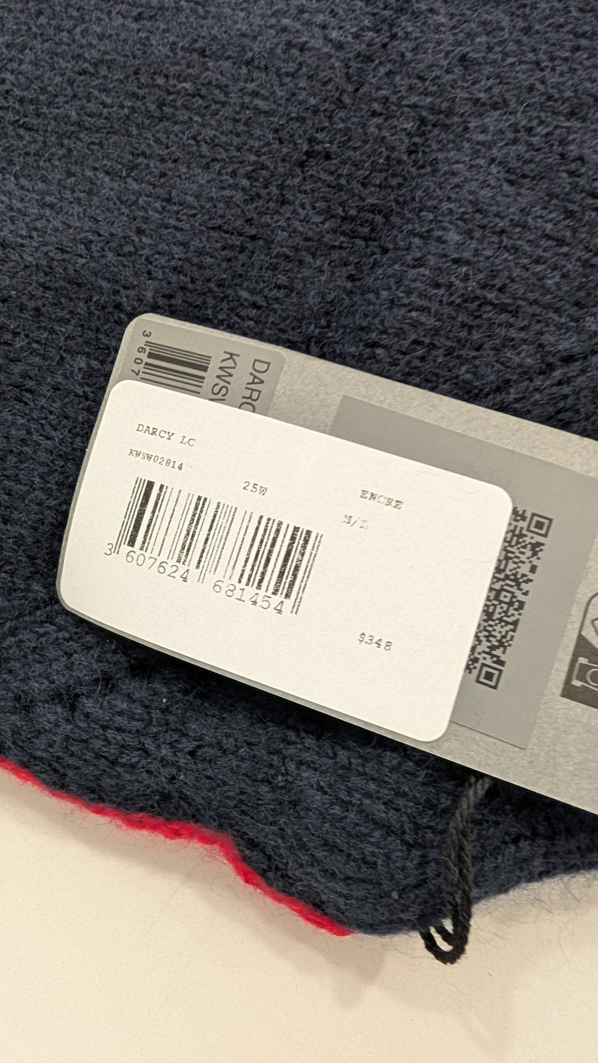 Zadig & Voltaire ZADIG & VOLTAIRE Darcy Wool Cashmere Vest Navy Red M/L Size M / US 6-8 / IT 42-44 - 6 Thumbnail
