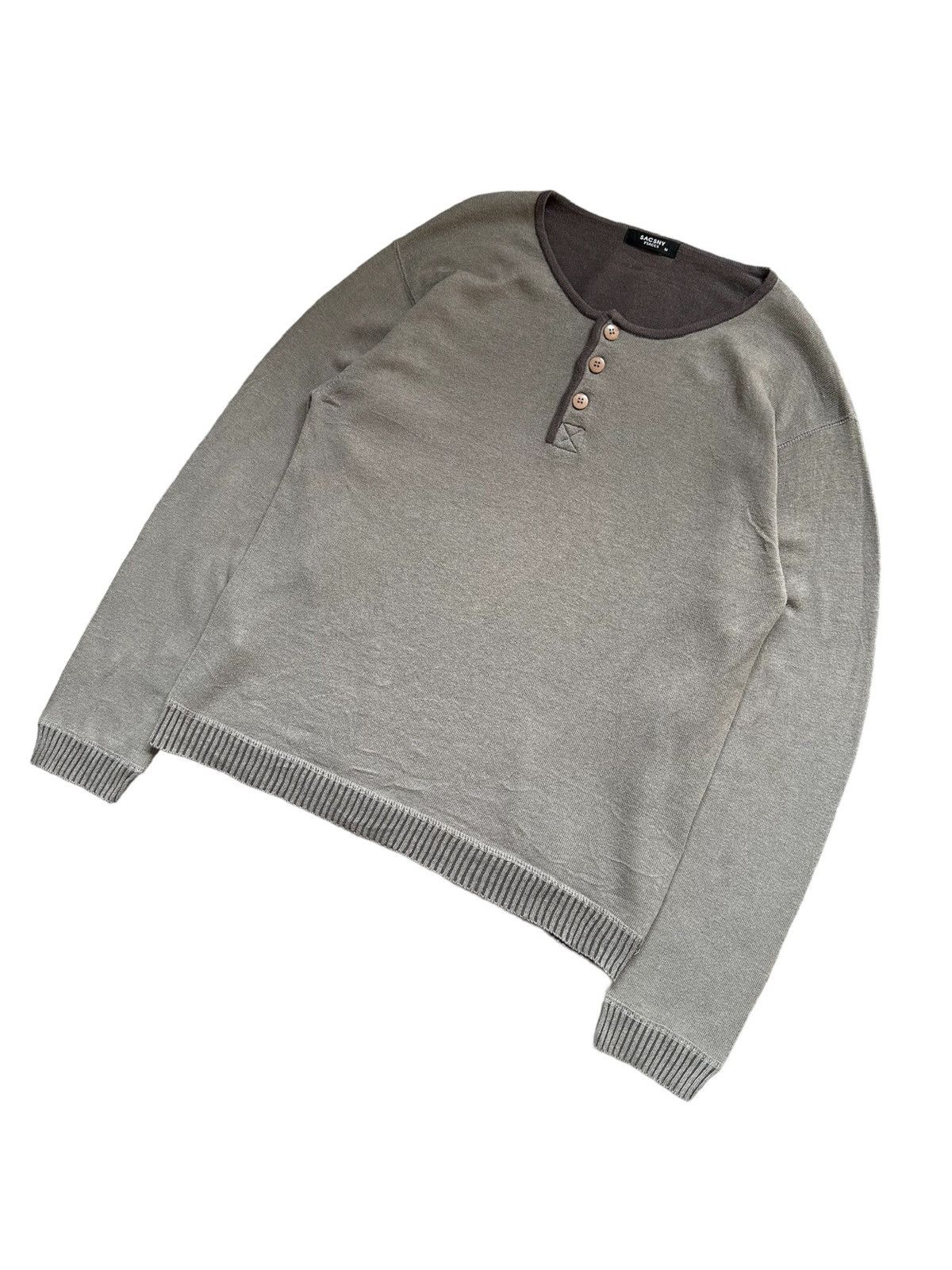 Yohji Yamamoto 90's SACSNY Y'saccs by Yohji knit jumper Size US M / EU 48-50 / 2 - 2 Thumbnail