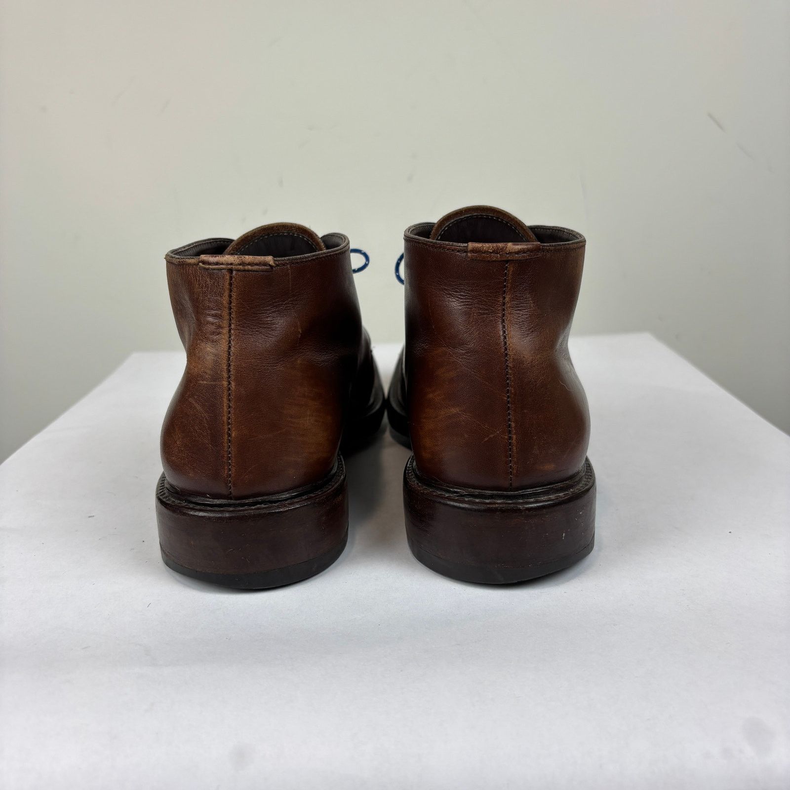 Prada Prada Brown Square Toe Chukka Leather Boots Men's 7 Size US 7 / EU 40 - 4 Thumbnail