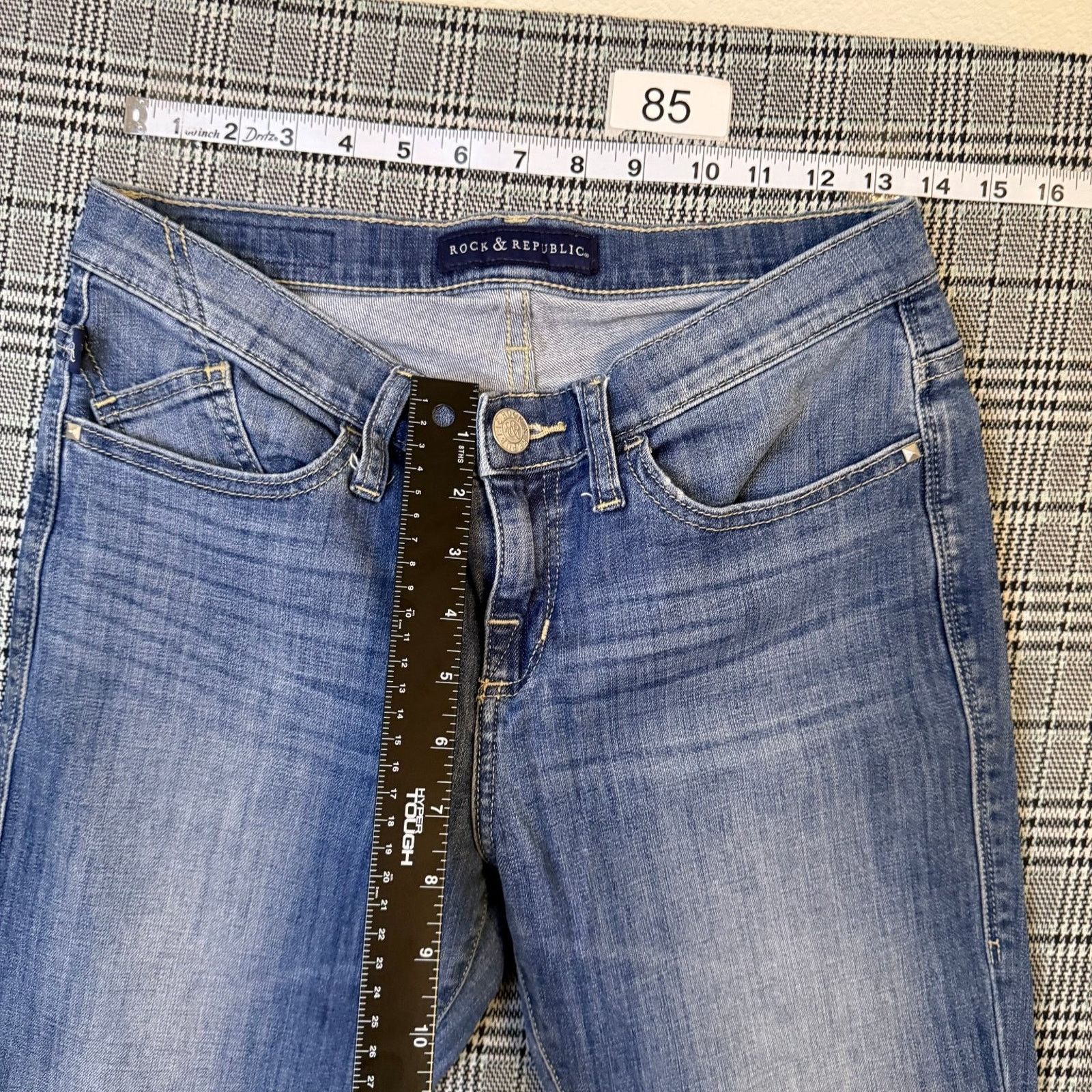 Rock & Republic Rock & Republic Women's Jeans Light Blue Denim Kendall 8 Size 30" / US 8 / IT 44 - 5 Thumbnail