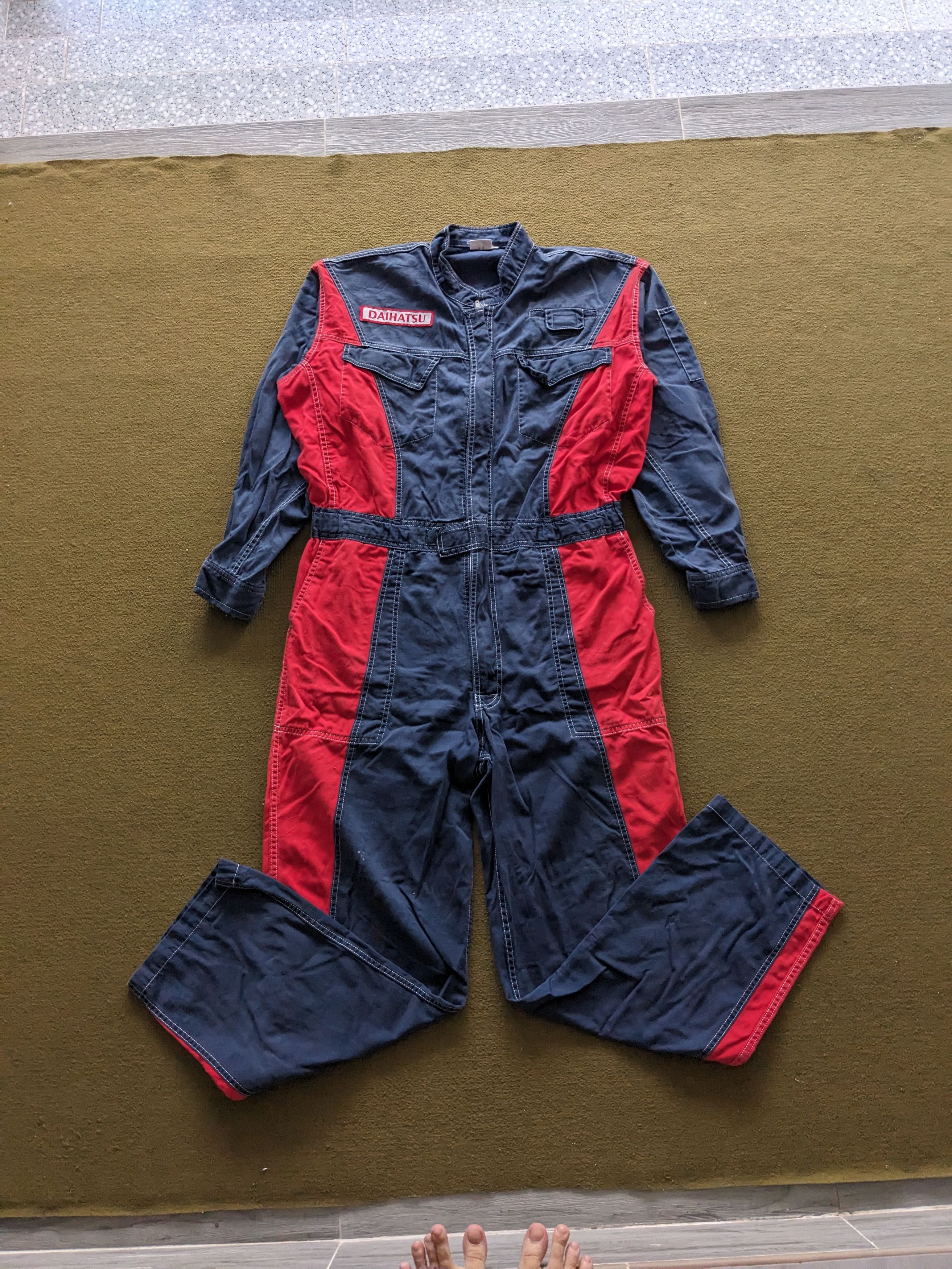 Vintage Vintage DAIHATSU Motorsports Racing Coverall Workwear Jacket Size US XL / EU 56 / 4 - 3 Thumbnail
