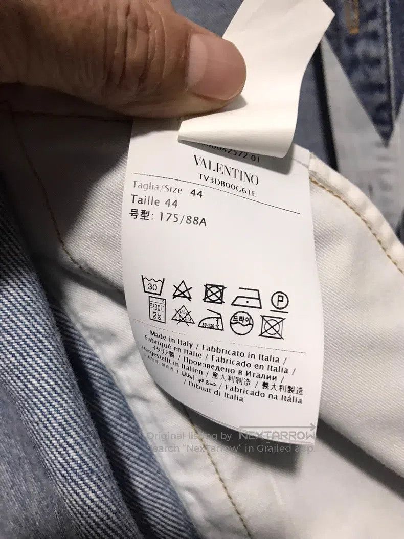 Valentino Valentino Classic logo denim jacket Size US S / EU 44-46 / 1 - 4 Thumbnail