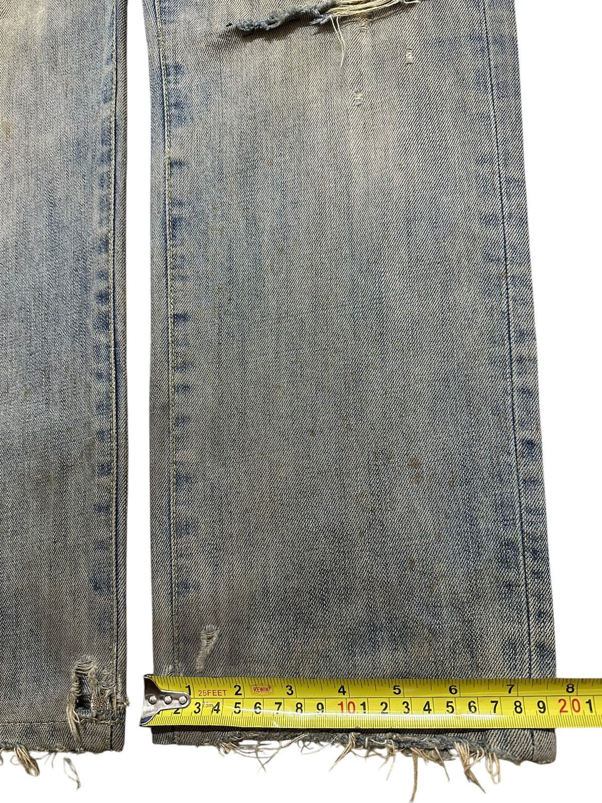 Japanese Brand Vintage Japanese Uniqlo Mud Wash Distress Style Jeans Size US 32 / EU 48 - 16 Thumbnail