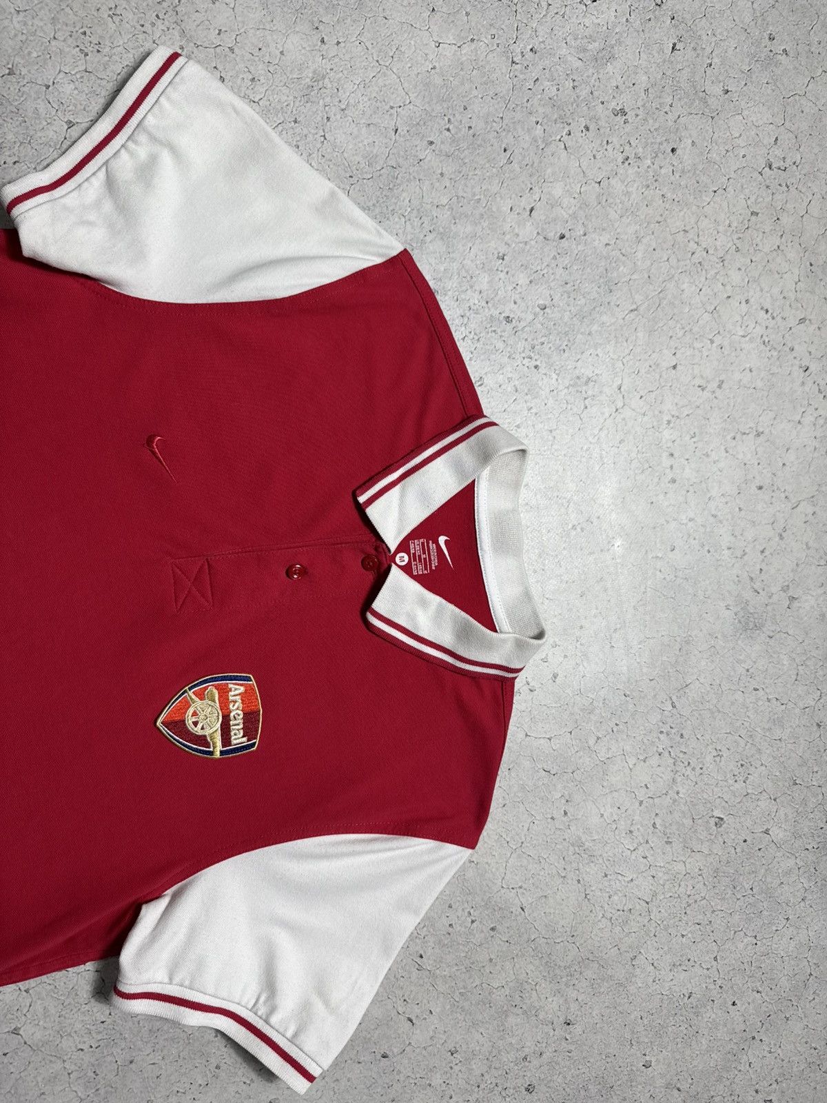 Nike Nike FC Arsenal London Vintage Polo Shirt Jersey Football Size US M / EU 48-50 / 2 - 5 Thumbnail