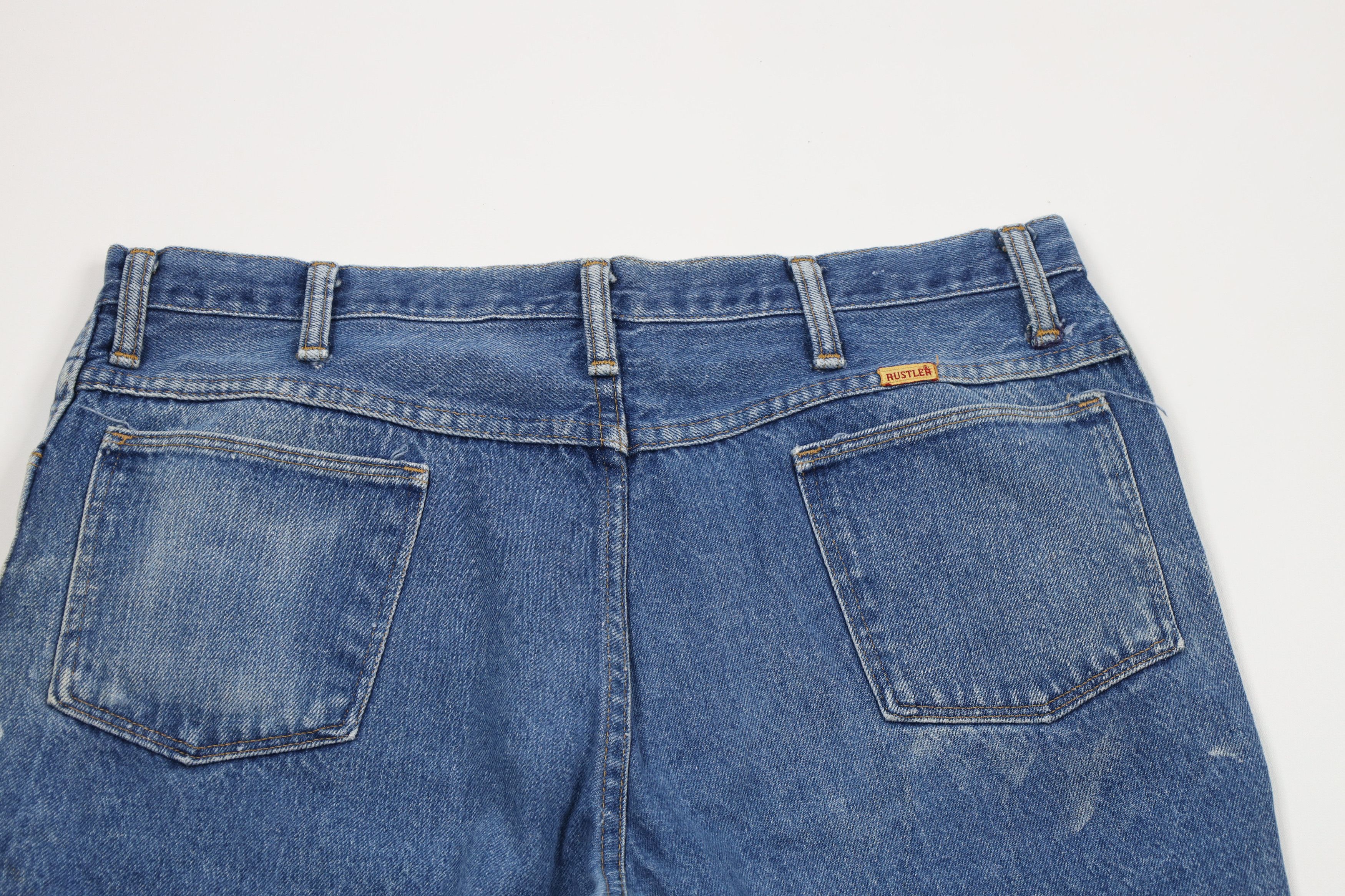 Vintage Vintage 70s Streetwear Flared Wide Leg Bootcut Jeans USA Size US 36 / EU 52 - 11 Thumbnail