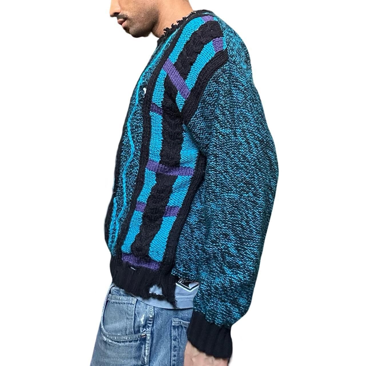 Other Vintage Cattivo Coogie Style Black Grunge Sweater - Medium Size US M / EU 48-50 / 2 - 2 Thumbnail