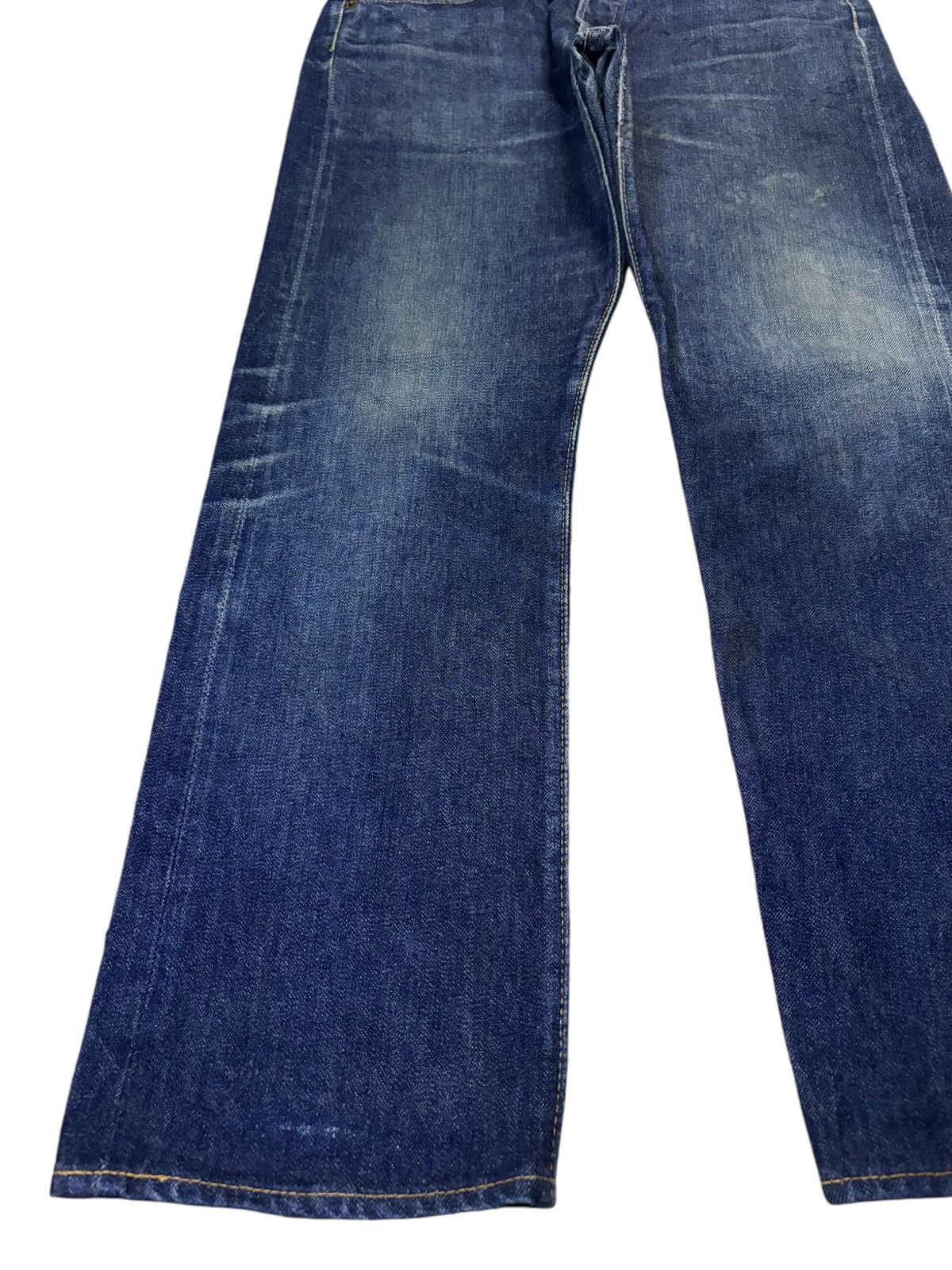Japanese Brand × RESOLUTE Vintage Japanese Resolute Faded Mud Raw Denim Selvedge Jeans Size US 32 / EU 48 - 8 Thumbnail