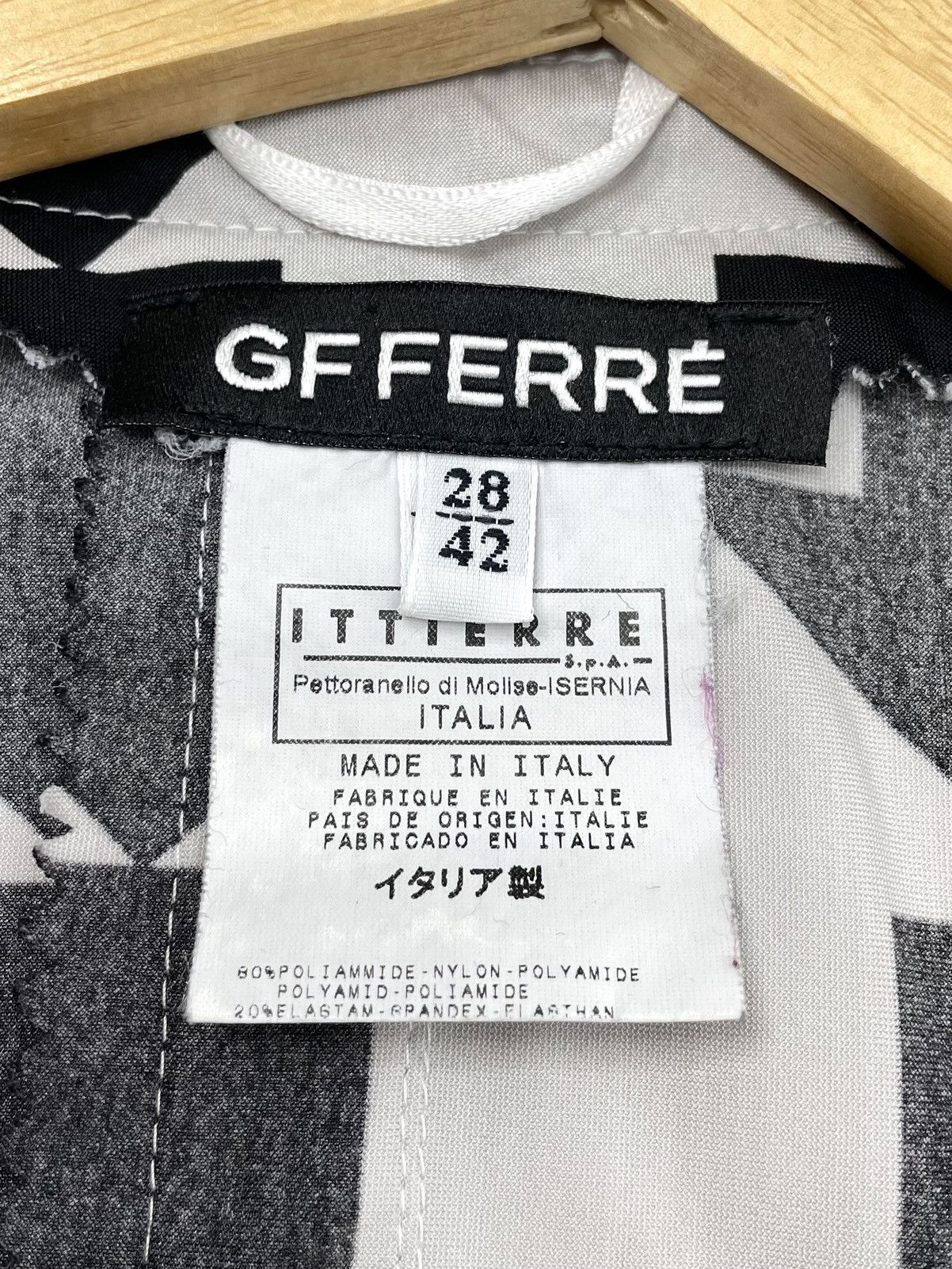 Gianfranco Ferre Gianfranco Ferré – GF Ferré Vintage Geometric Zip Jacket Size M / US 6-8 / IT 42-44 - 10 Thumbnail