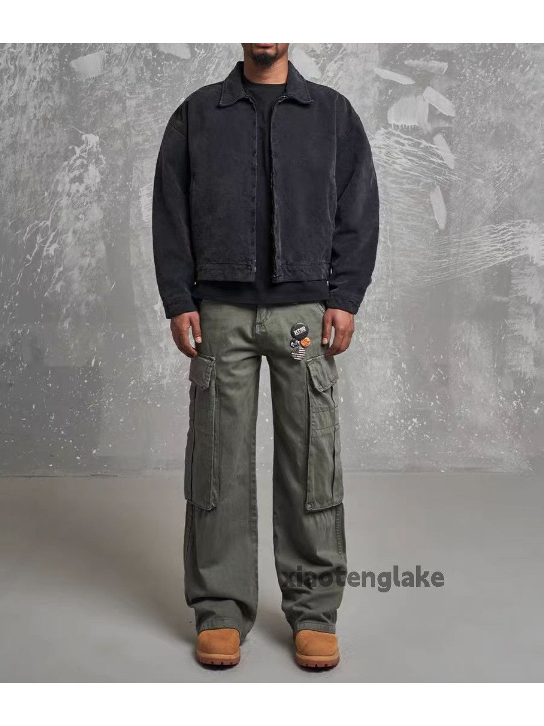 Designer Unisex outdoor utility loose baggy hiphop cargo pants Size US 32 / EU 48 - 3 Thumbnail
