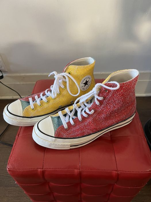 J.W.Anderson J.W. Anderson Glitter Converse Shoes Grailed