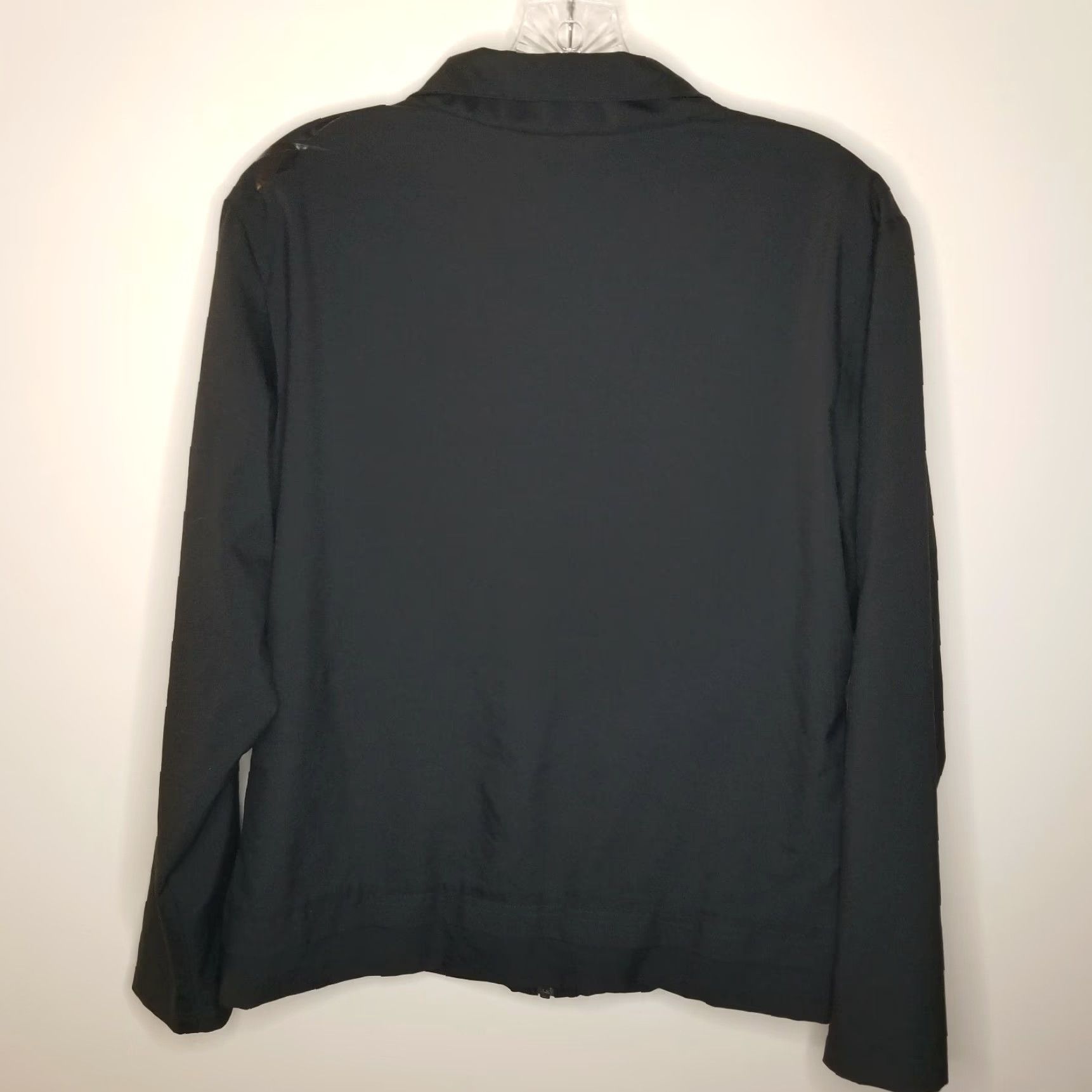 Reebok Reebok Womens Track Jacket Long Sleeve Full Zip Black Purple Size M Size M / US 6-8 / IT 42-44 - 4 Thumbnail