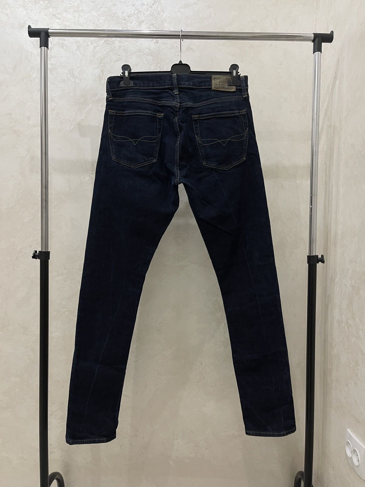 Polo Ralph Lauren Polo Ralph Lauren Dark Wash Slim Denim Jeans 34x34 Size US 34 / EU 50 - 4 Thumbnail