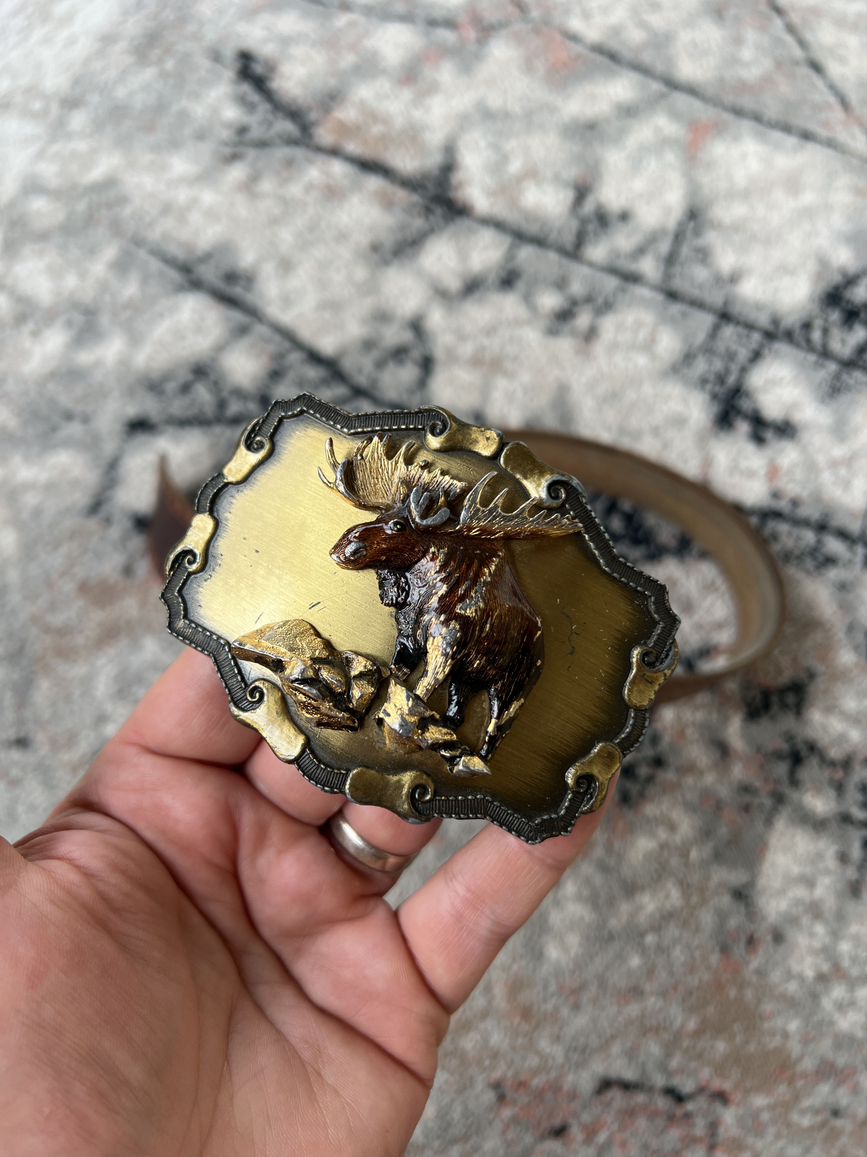 Leather New Orleans Leather Belt Size ONE SIZE - 2 Thumbnail