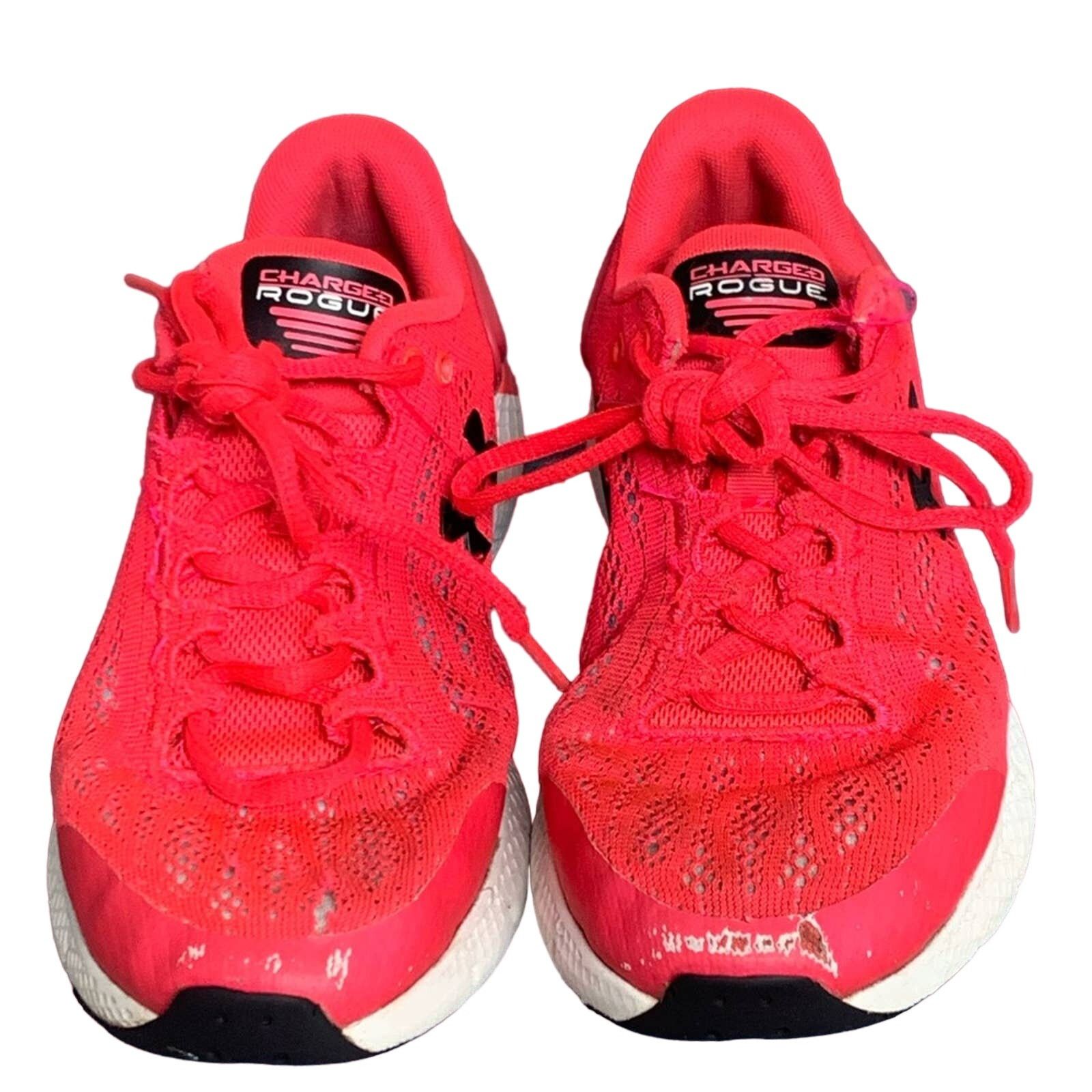 Under Armour UNDER ARMOUR CHARGED ROGUE ATHLETIC SHOES HYPER WMNS 5 3.5Y Size US 5 / EU 37 - 2 Thumbnail