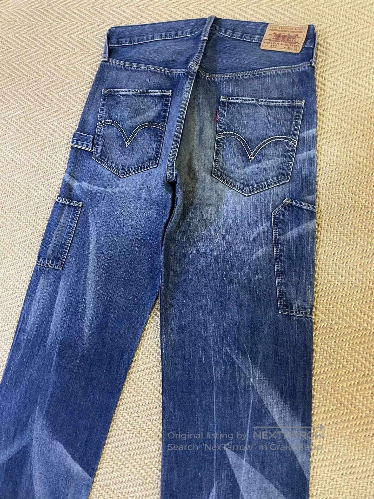 Levi's Levi's 203 Nevada Wash Cargo Jeans. Size US 30 / EU 46 - 4 Thumbnail