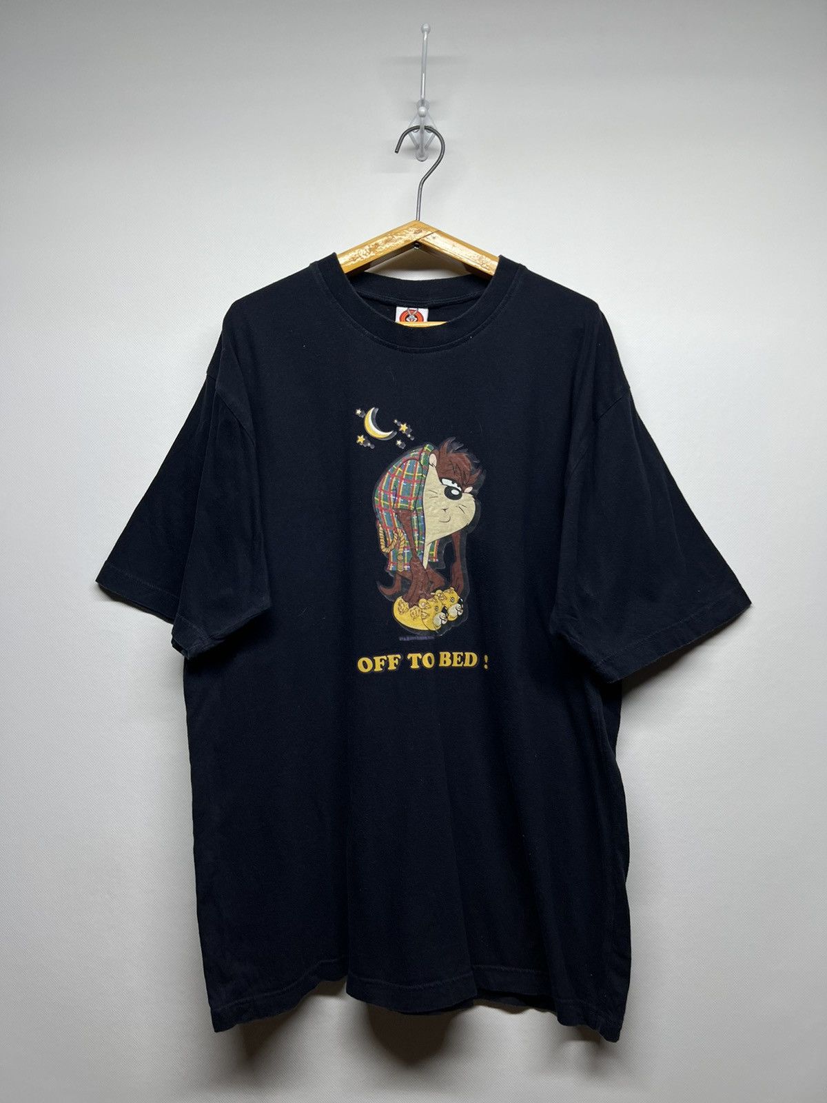 Vintage × Warner Bros Vintage Y2k Looney Tunes Tuzz Off To Sleep 😴 T-Shirt 1999 Size US XL / EU 56 / 4 - 1 Thumbnail