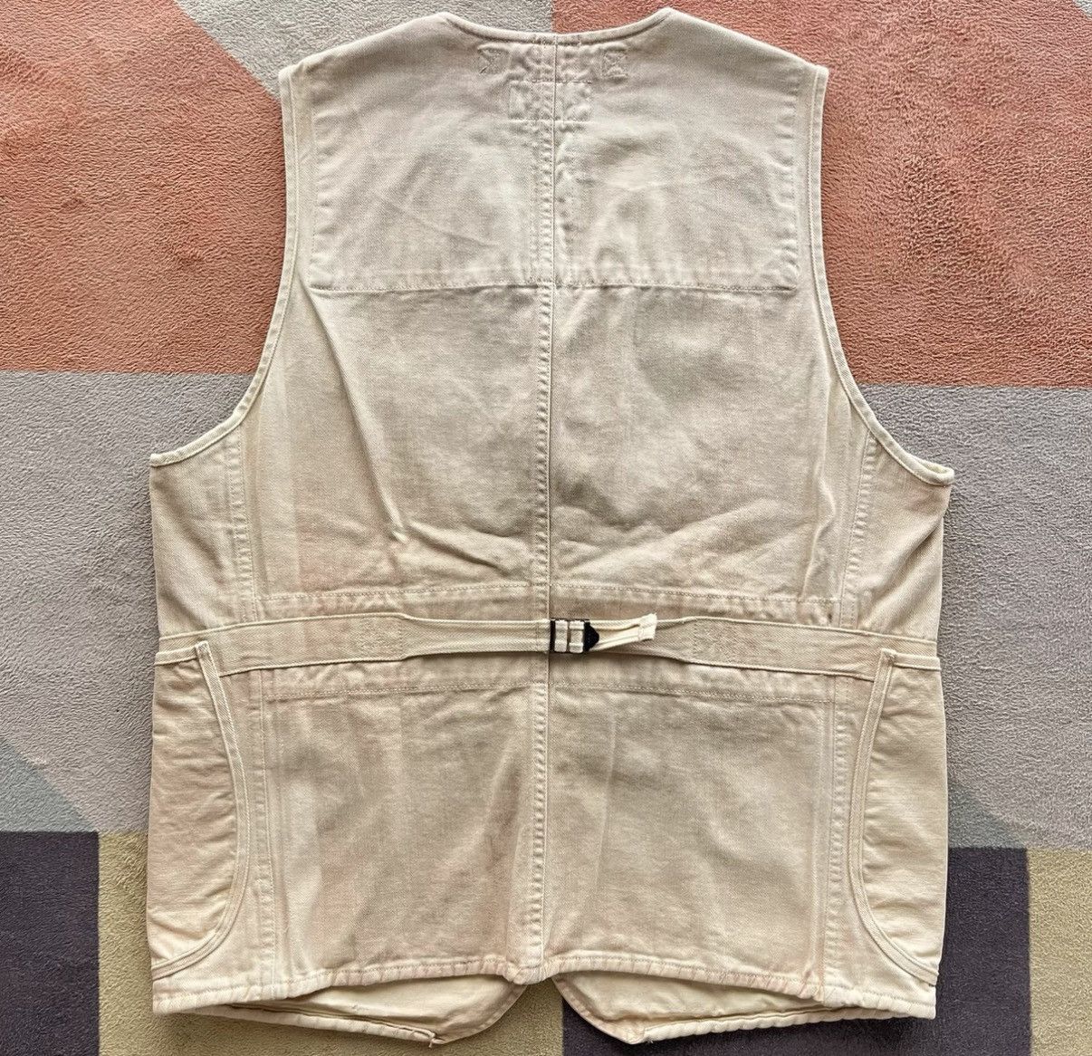 RRL Ralph Lauren Military Style Hunting Vest - Ralph Lauren K22 Size US M / EU 48-50 / 2 - 2 Thumbnail
