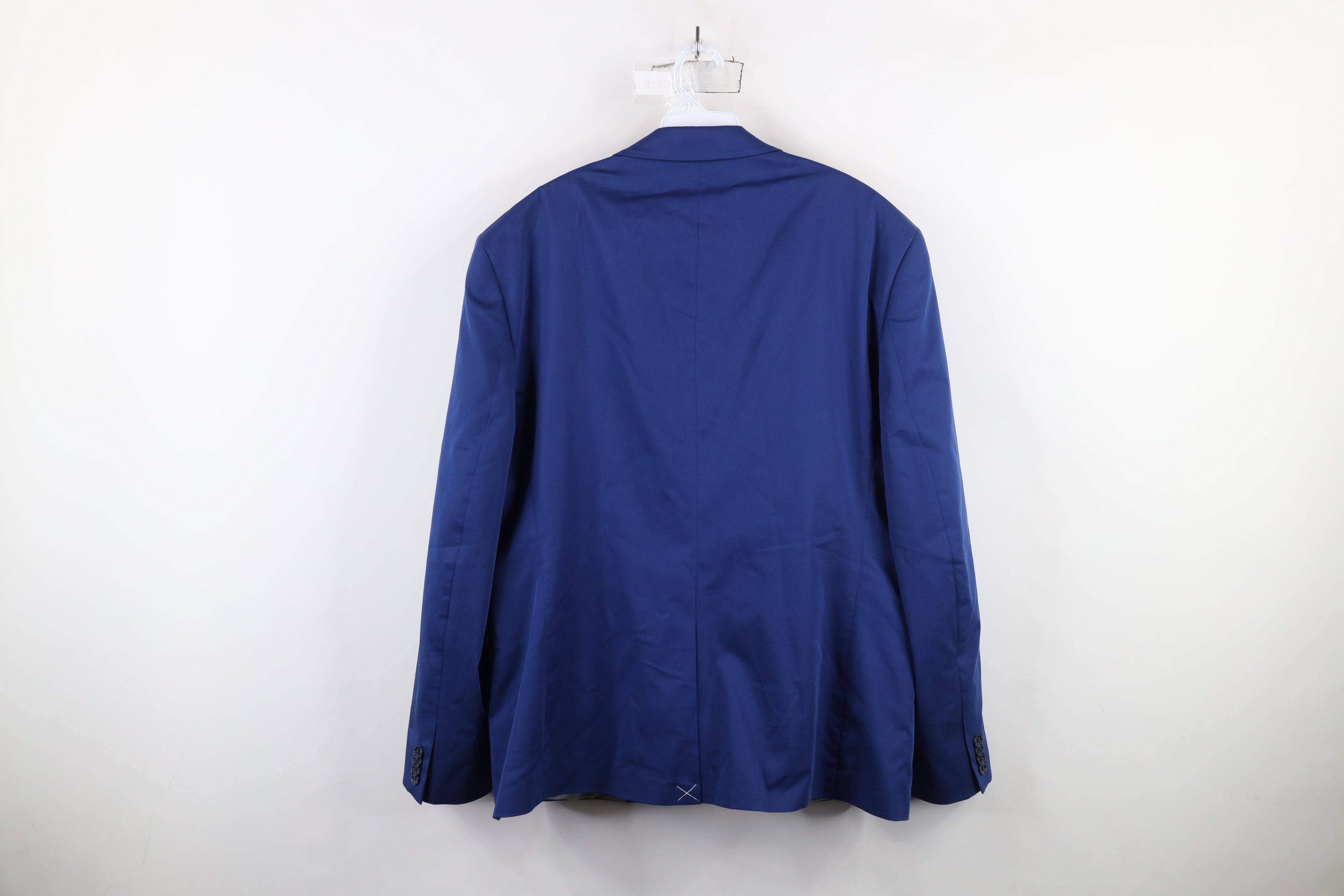 Express × Vintage Express Fit Stretch 2 Button Blazer Suit Coat Jacket Blue Size US XXL / EU 58 / 5 - 14 Thumbnail