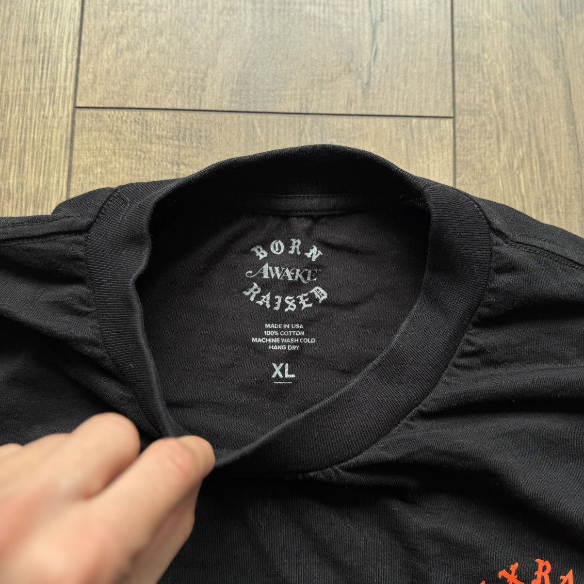 Awake NY × Born X Raised Born x Raised x Awake Coast To Coast Long-Sleeve Tee 'Black' Size US XL / EU 56 / 4 - 8 Thumbnail