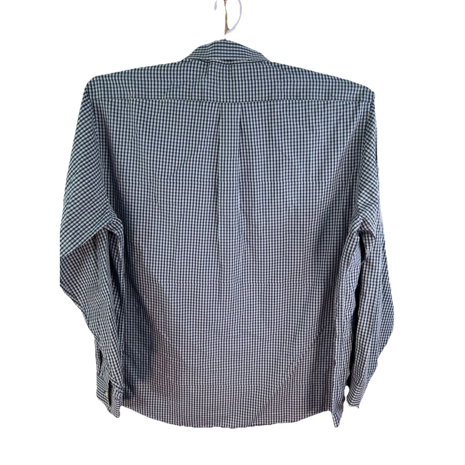 Vintage VINTAGE? No. L.L.Bean Button-Up Shirt Men 2XL Blue Check Work Shirt Long Sleeve Chest Pocket Regular Fit Casual Cotton 2XL Blue Men's Shirt Size US XXL / EU 58 / 5 - 7 Thumbnail