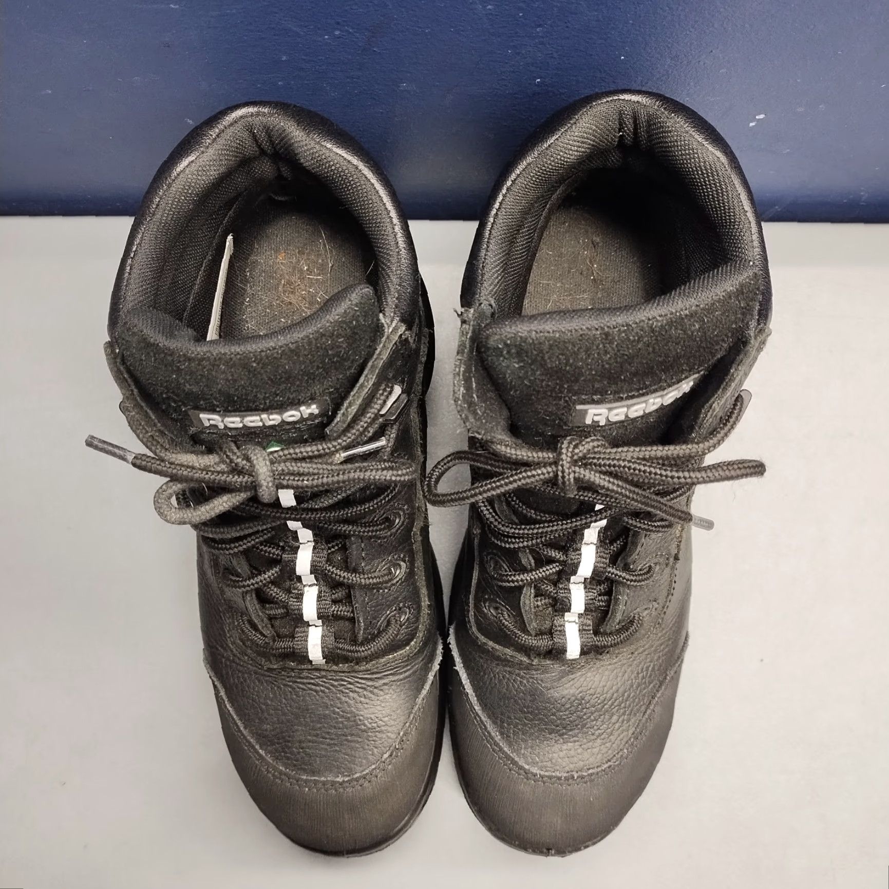 Reebok Reebok Trainex Work Boots Womens Size: Womens 9M Black Leather Waterproof Composite Toe Shoes Size US 9 / IT 39 - 6 Thumbnail