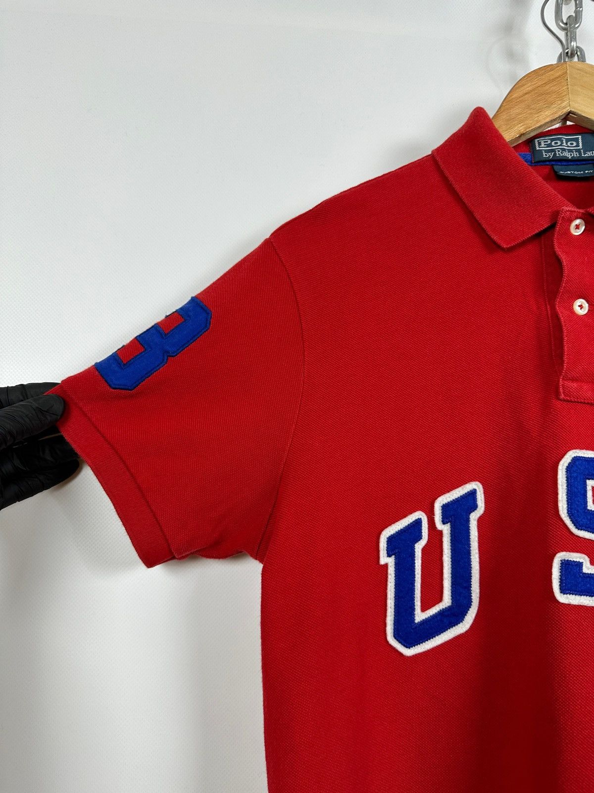 Polo Ralph Lauren Vintage Polo Ralph Lauren USA #3 Rugby Polo Shirt Chief Keef Size US M / EU 48-50 / 2 - 9 Thumbnail