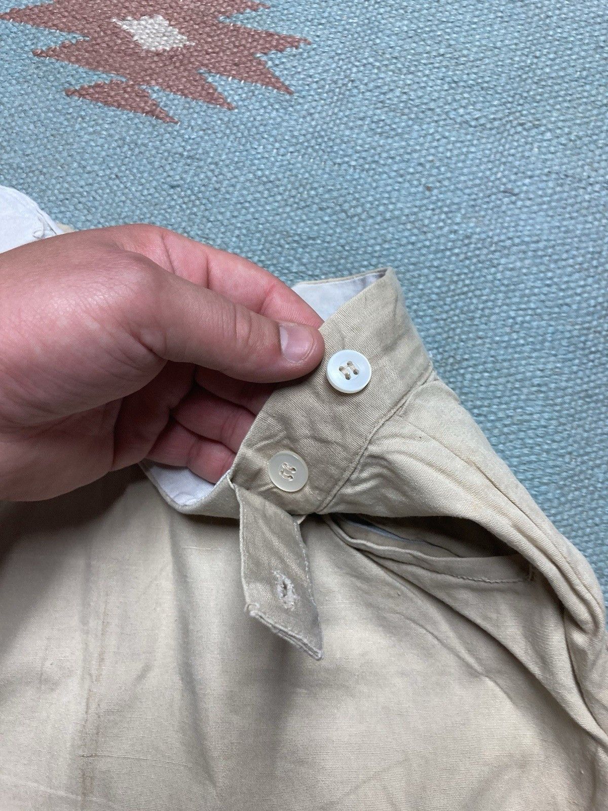 Vintage 70s lightweight cotton shorts khaki tan casual men’s 33 Size US 33 - 10 Thumbnail