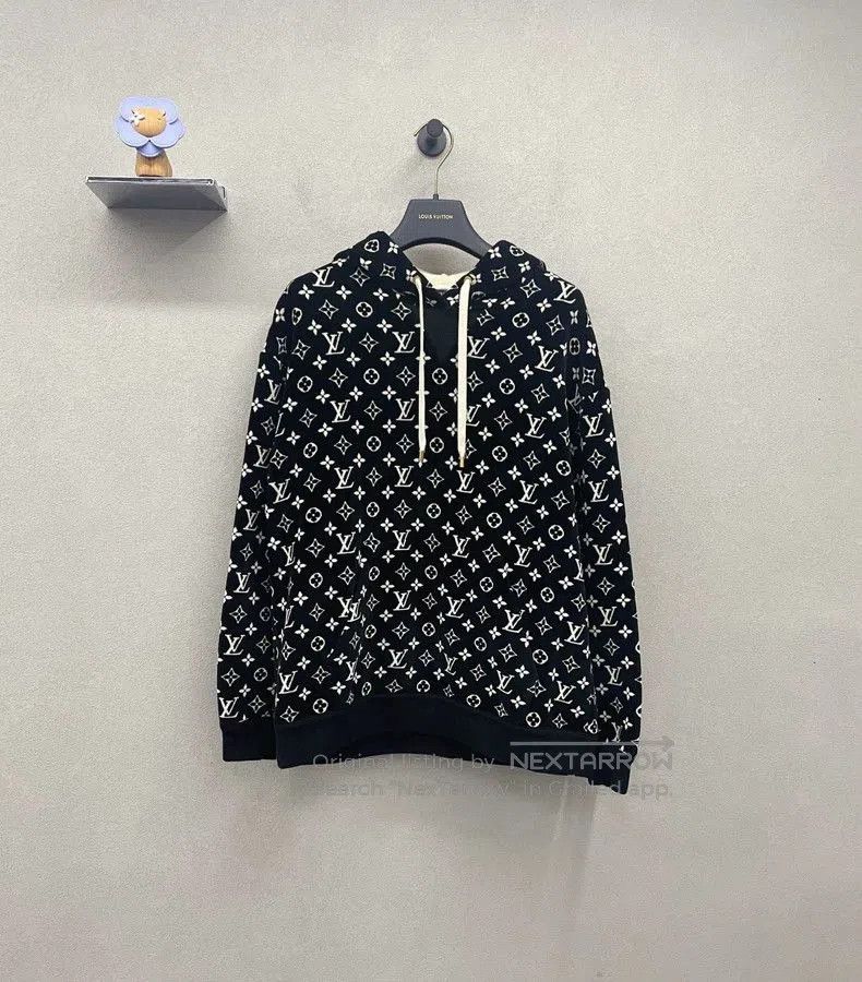 Louis Vuitton Louis Vuitton Monogram Black Hoodie. Size US M / EU 48-50 / 2 - 2 Thumbnail