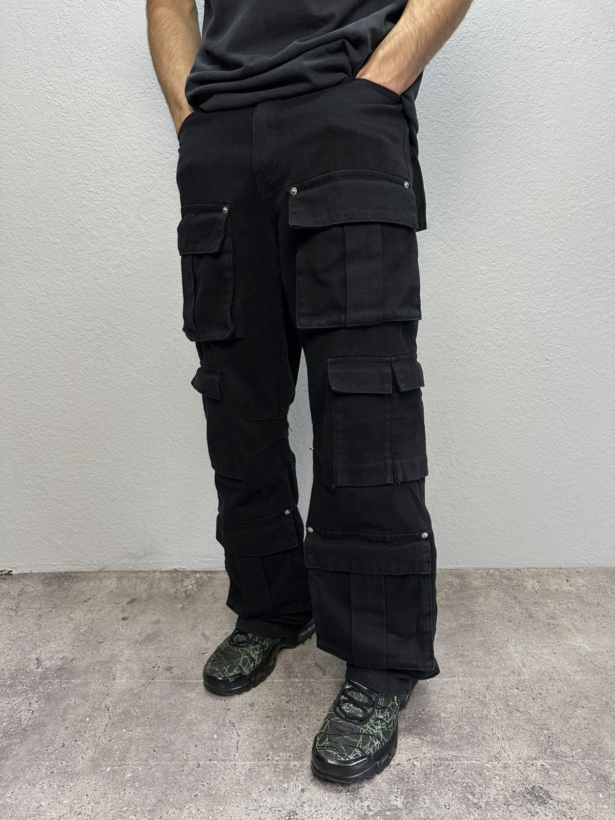 Vintage Junya Watanabe Style Multi Pocket Cargo Pants Y2K