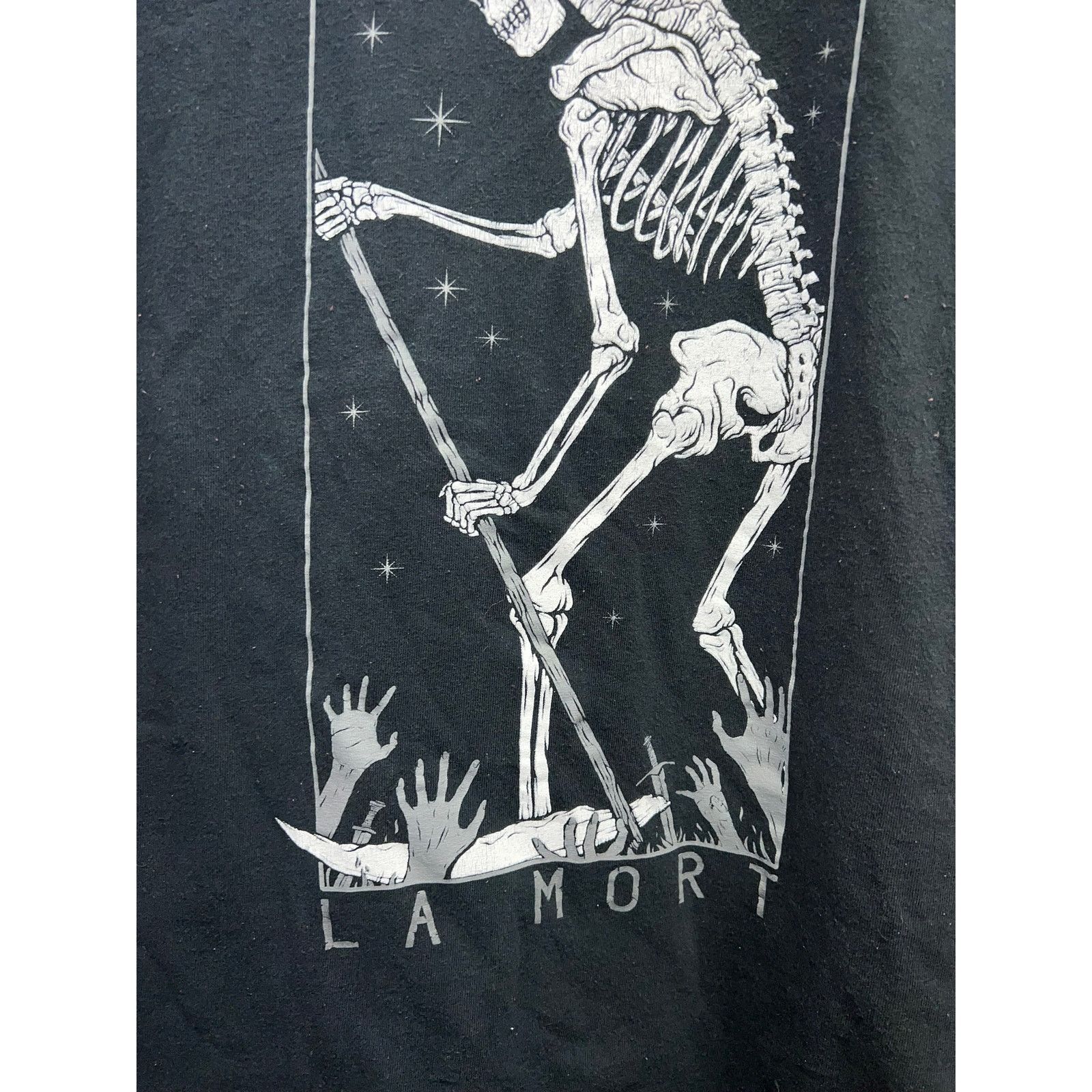 The Unbranded Brand La Mort Shirt Skeleton XIII Sword Graphic Black Shirt Medium Size US M / EU 48-50 / 2 - 3 Thumbnail