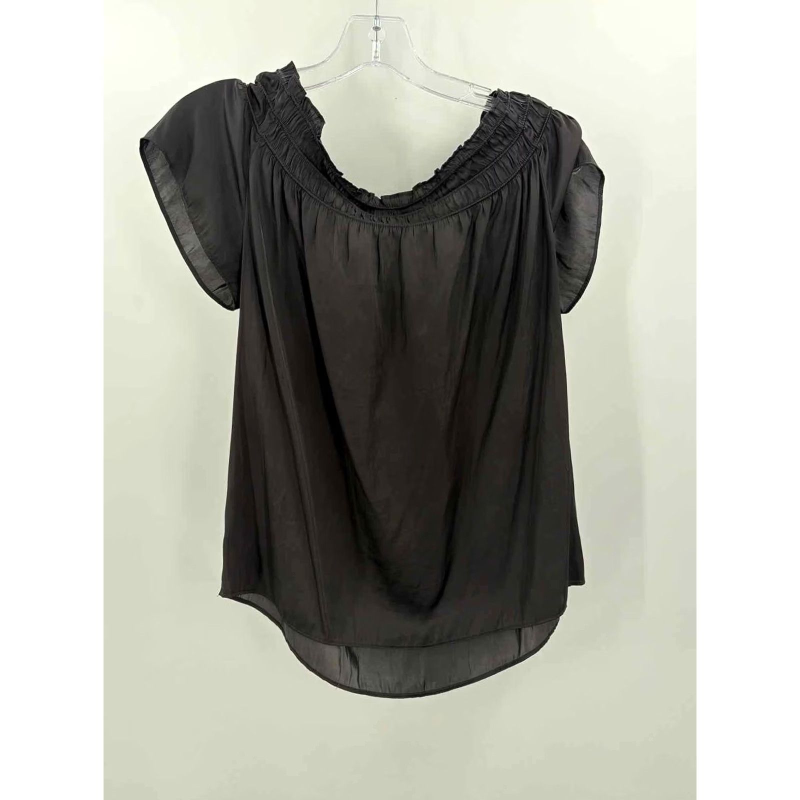 Vintage WHBM Blouse Black Small Regular Adult? Size S / US 4 / IT 40 - 3 Thumbnail